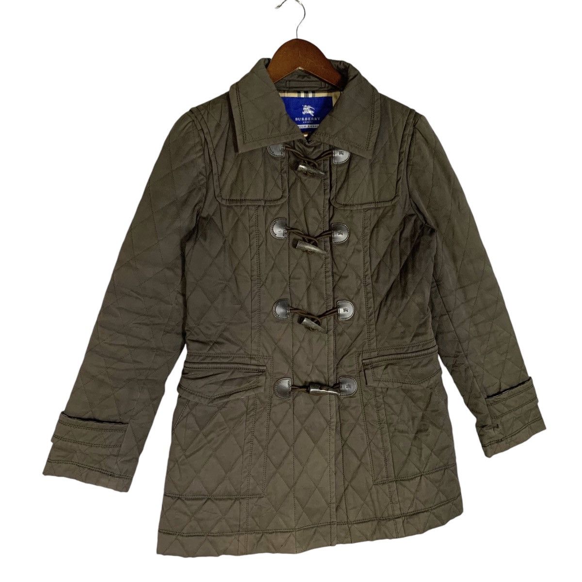 Burberry Vintage Burberry London Nova Check Quilted Coat Size 40 Size M / US 6-8 / IT 42-44 - 3 Thumbnail