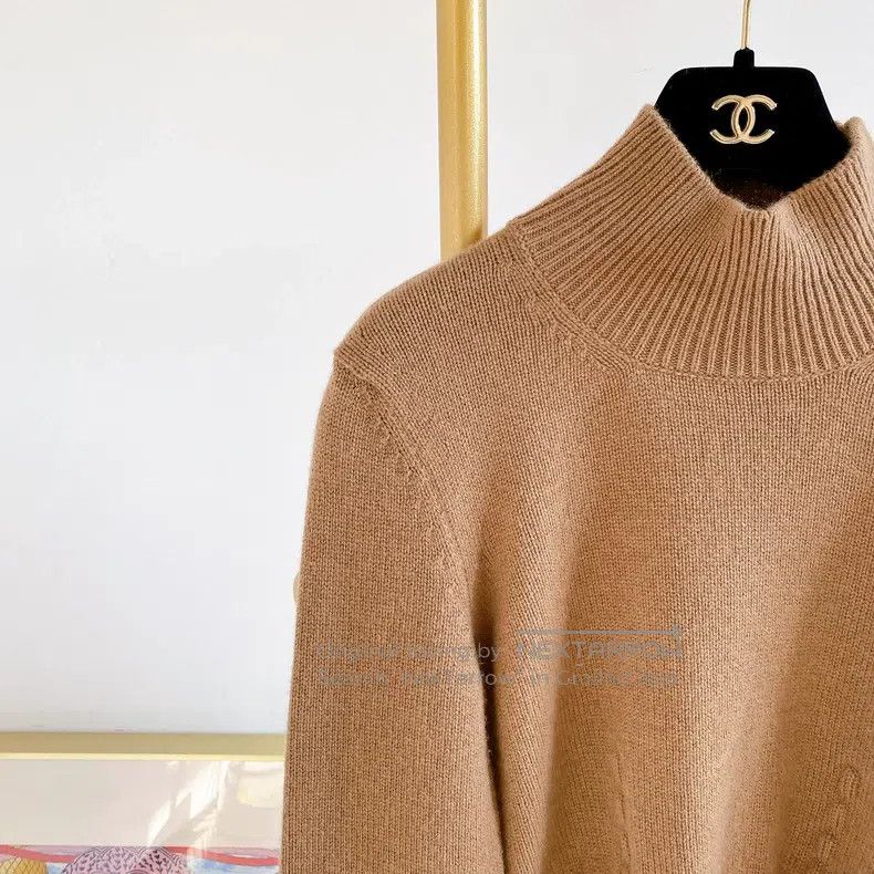 Fendi Fendi Brown Knit Top Size S / US 4 / IT 40 - 3 Thumbnail