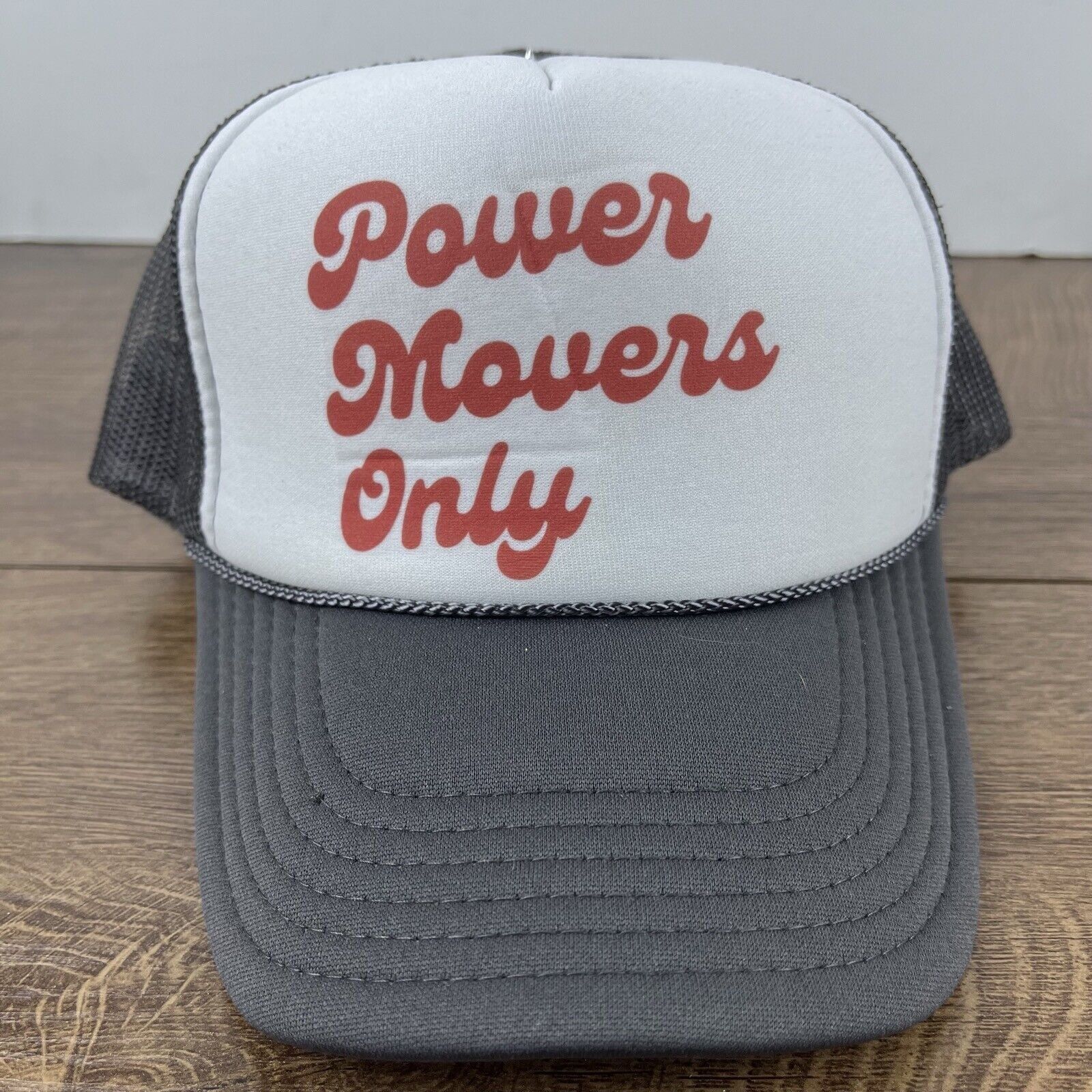 Other Power Movers Only Hat Snapback Hat White Adjustable Hat Adul Size ONE SIZE - 3 Thumbnail