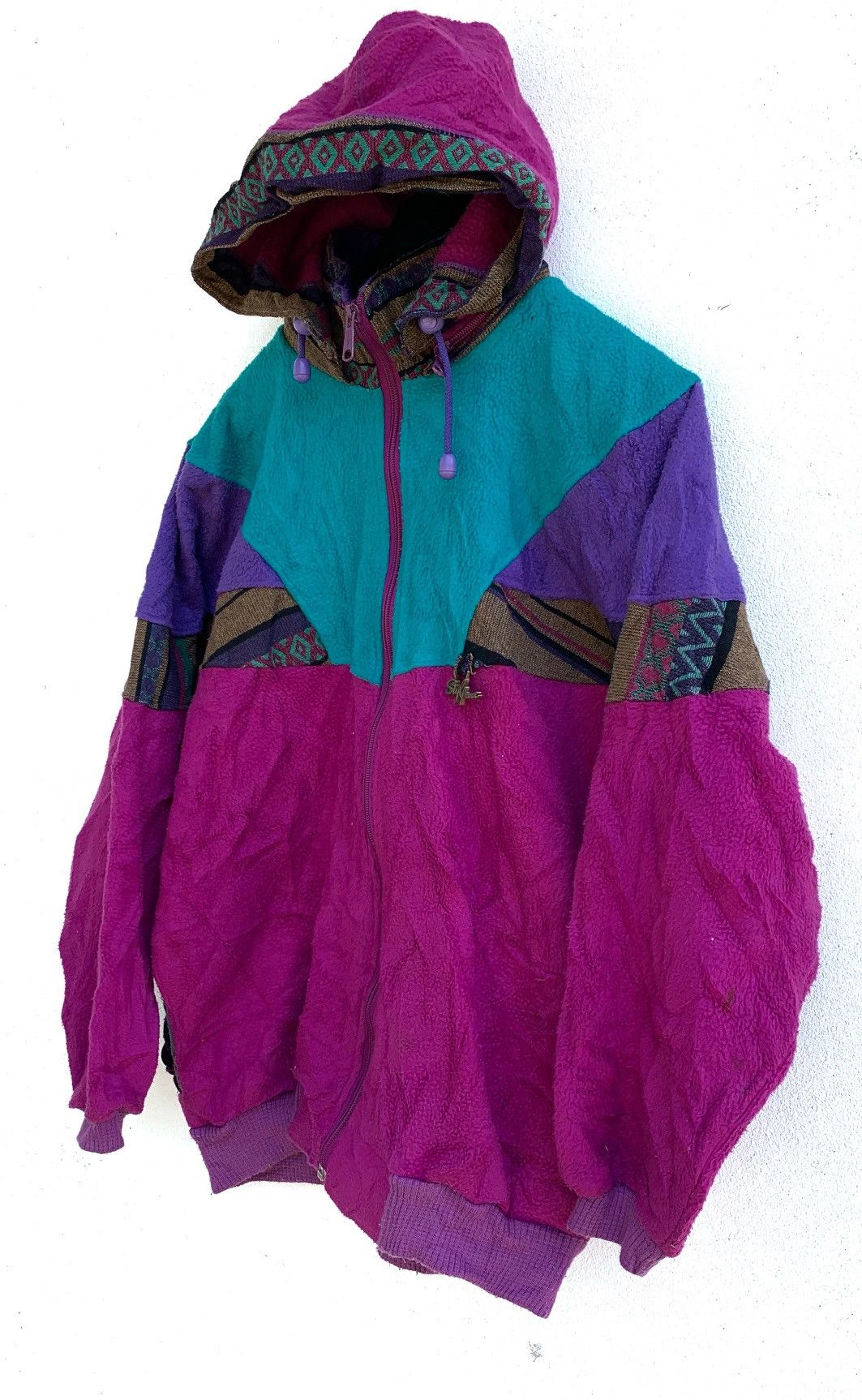 Vintage Vintage StylFrance Zipper Hoodie Fleece Size US M / EU 48-50 / 2 - 1 Thumbnail
