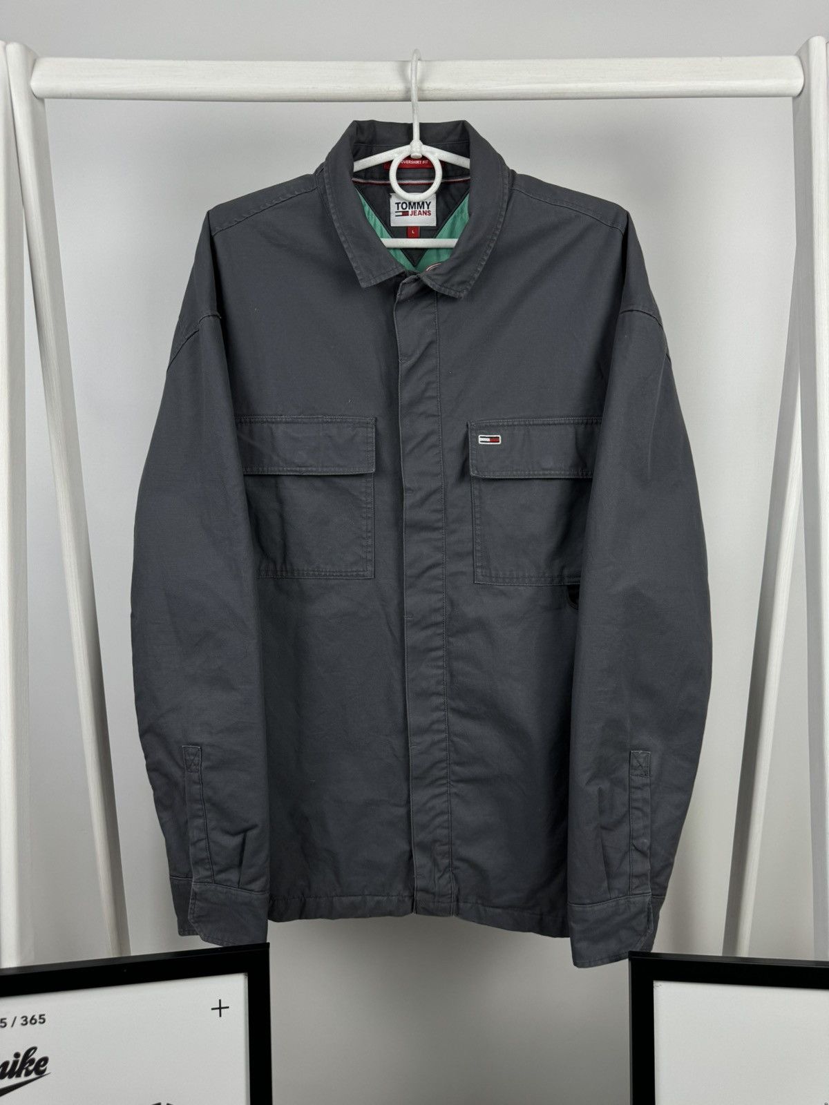 Tommy Hilfiger Heavy Tommy Jeans Jacket Size US L / EU 52-54 / 3 - 2 Thumbnail