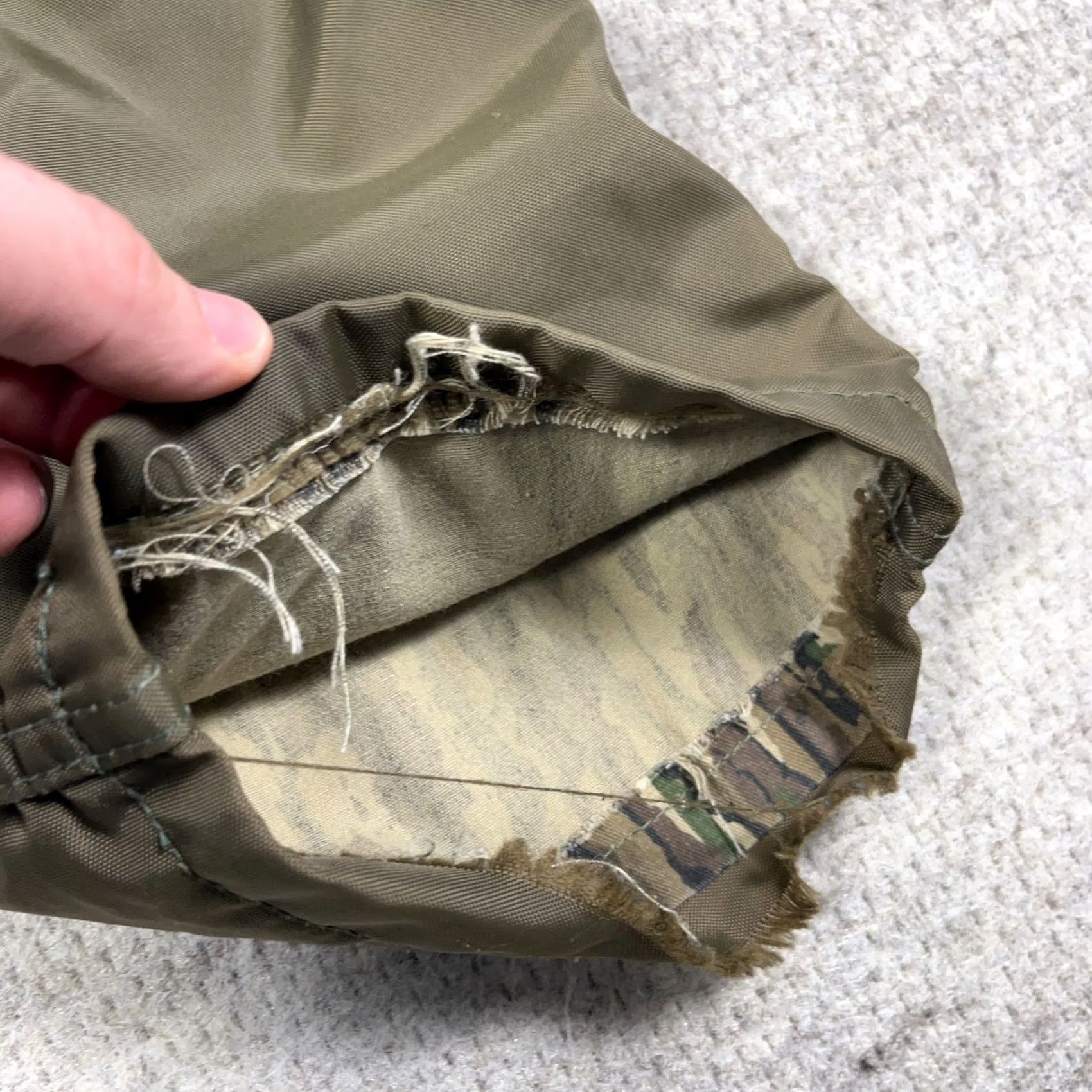 SafTbak VINTAGE SafTbak Camo Pants Men 34x30 Canvas Brown 5-Pocket Cargo 80s 90s Hunting Mens Size US 34 / EU 50 - 4 Thumbnail