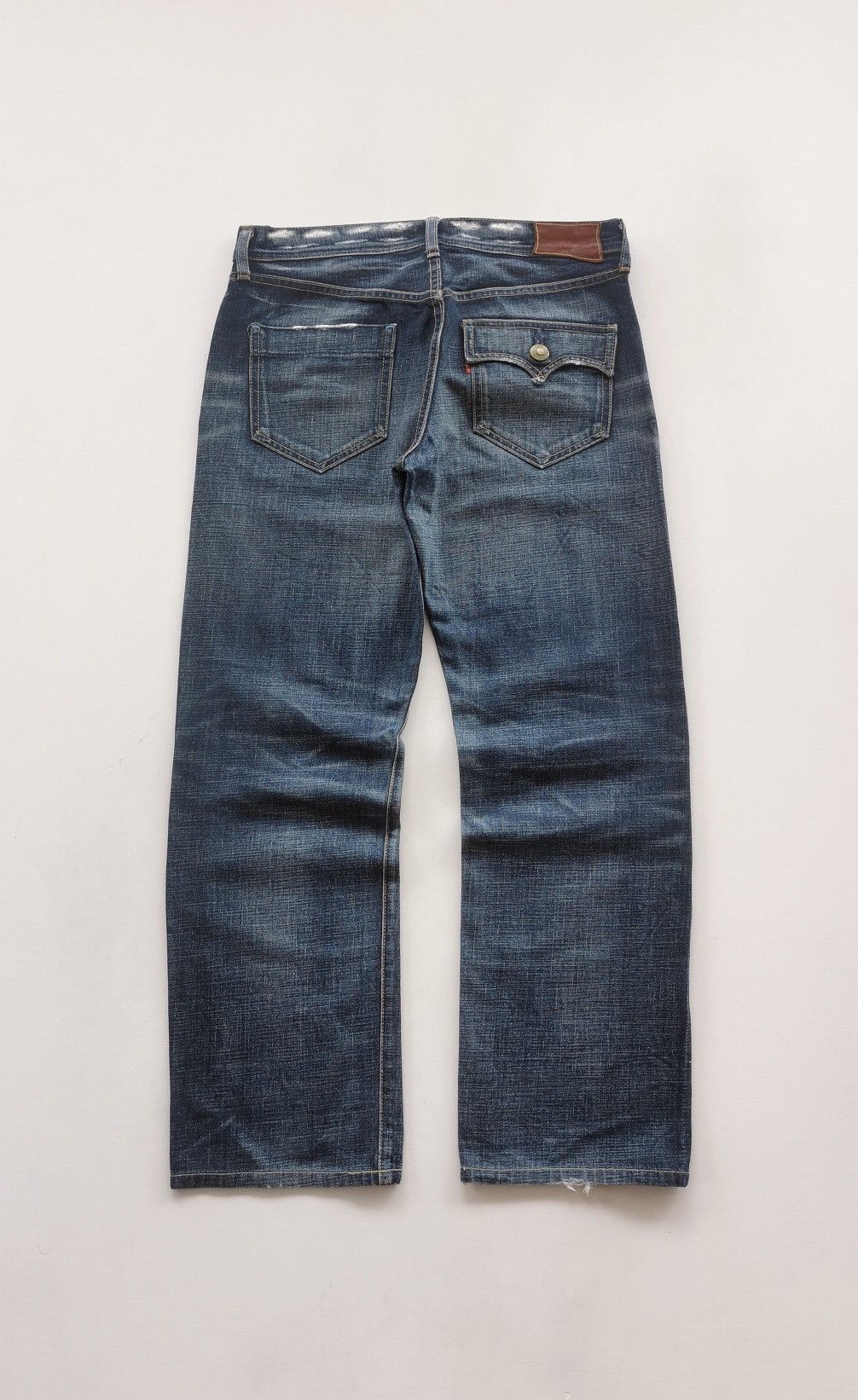 Levi's Levis LV705 Blue Selvedge Denim Jeans Size US 32 / EU 48 - 7 Thumbnail