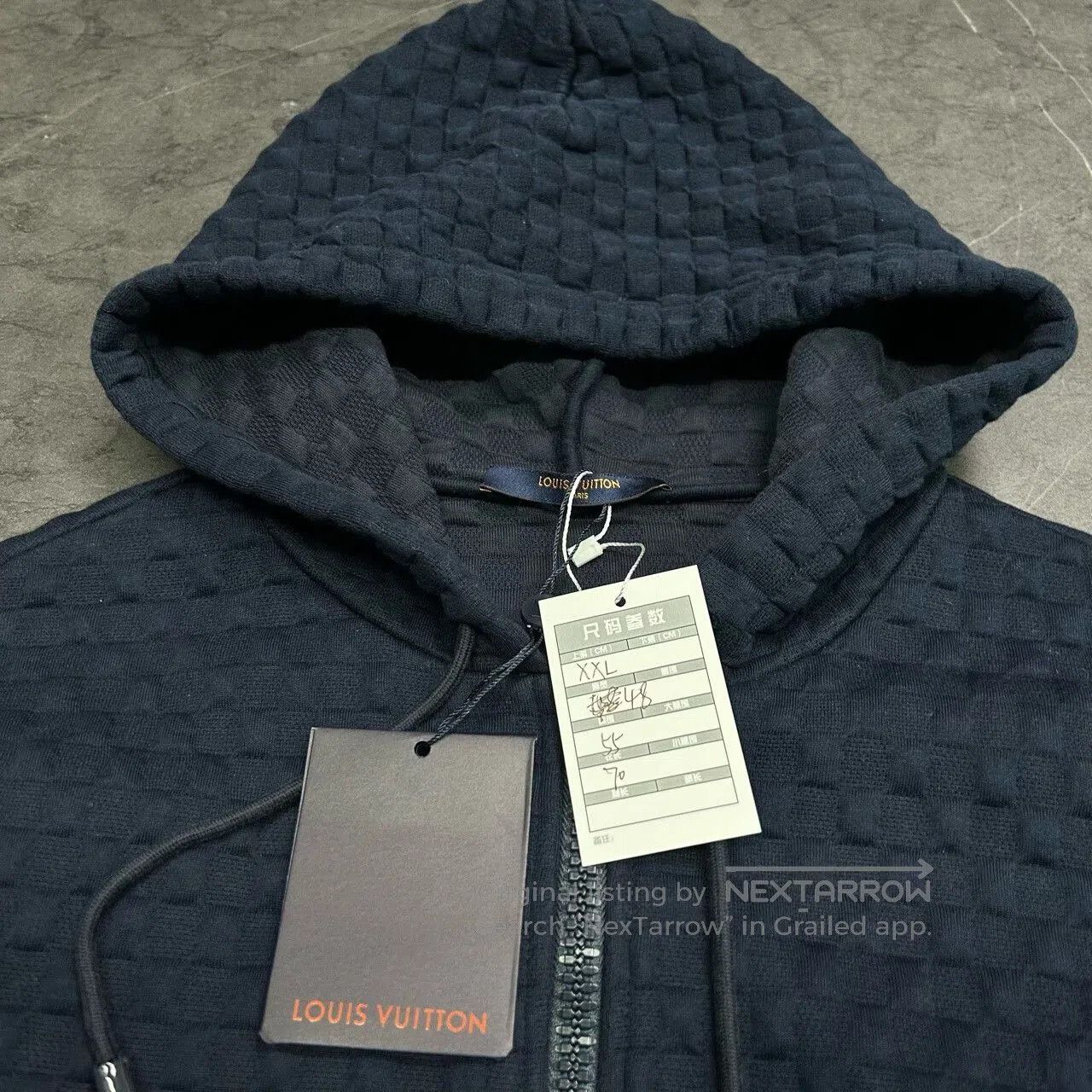 Louis Vuitton Louis Vuitton Checkerboard Hooded Jacket XXL. Size US XXL / EU 58 / 5 - 6 Thumbnail