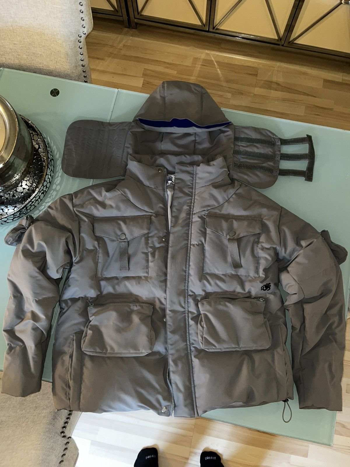 image of Seaggs Armored Puffer in Grey, Men's (Size XL)