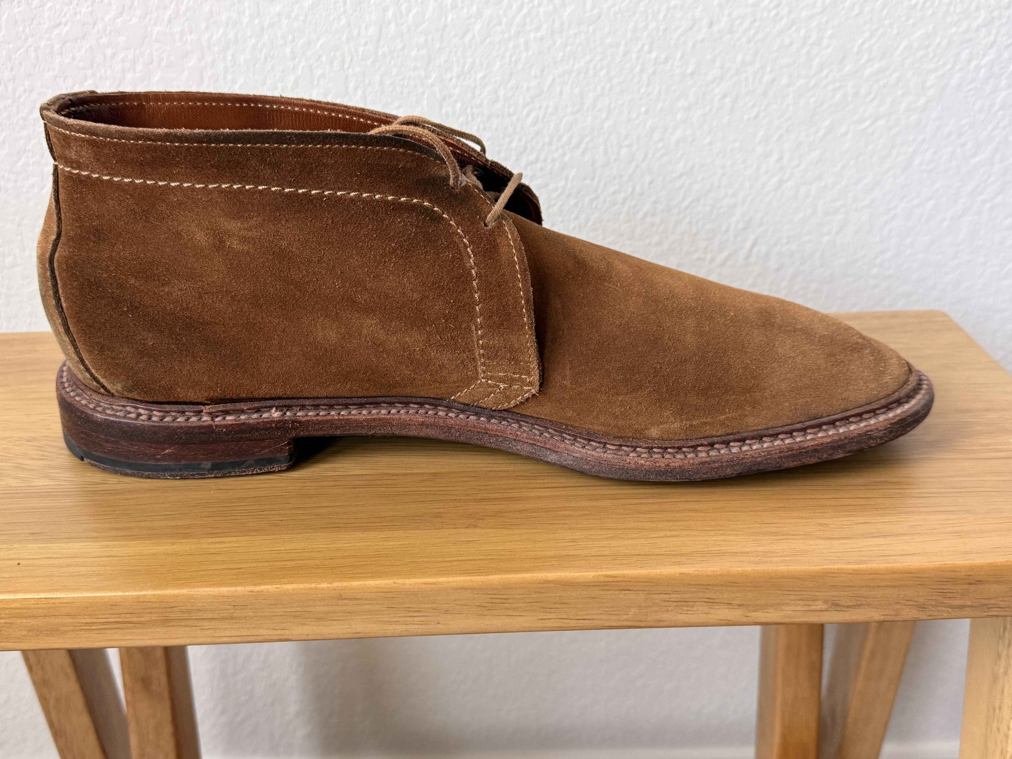 Alden Men's Chukka Boot 1493 Unlined Snuff Suede Leydon Last Size US 11 / EU 44 - 7 Thumbnail