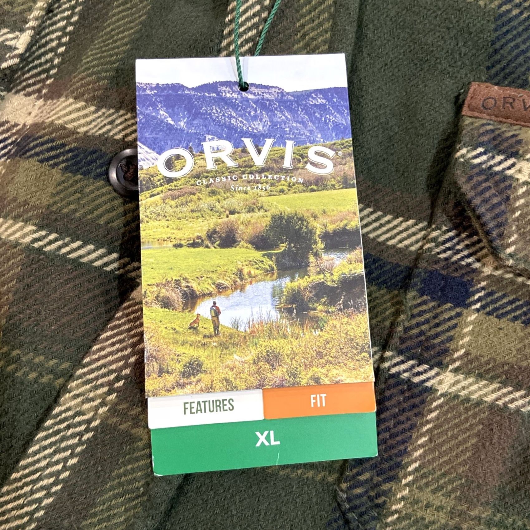 Orvis Orvis Men's Big Bear Heavyweight Flannel Shirt Cotton Multicolor XL Size XL Size US XL / EU 56 / 4 - 2 Thumbnail