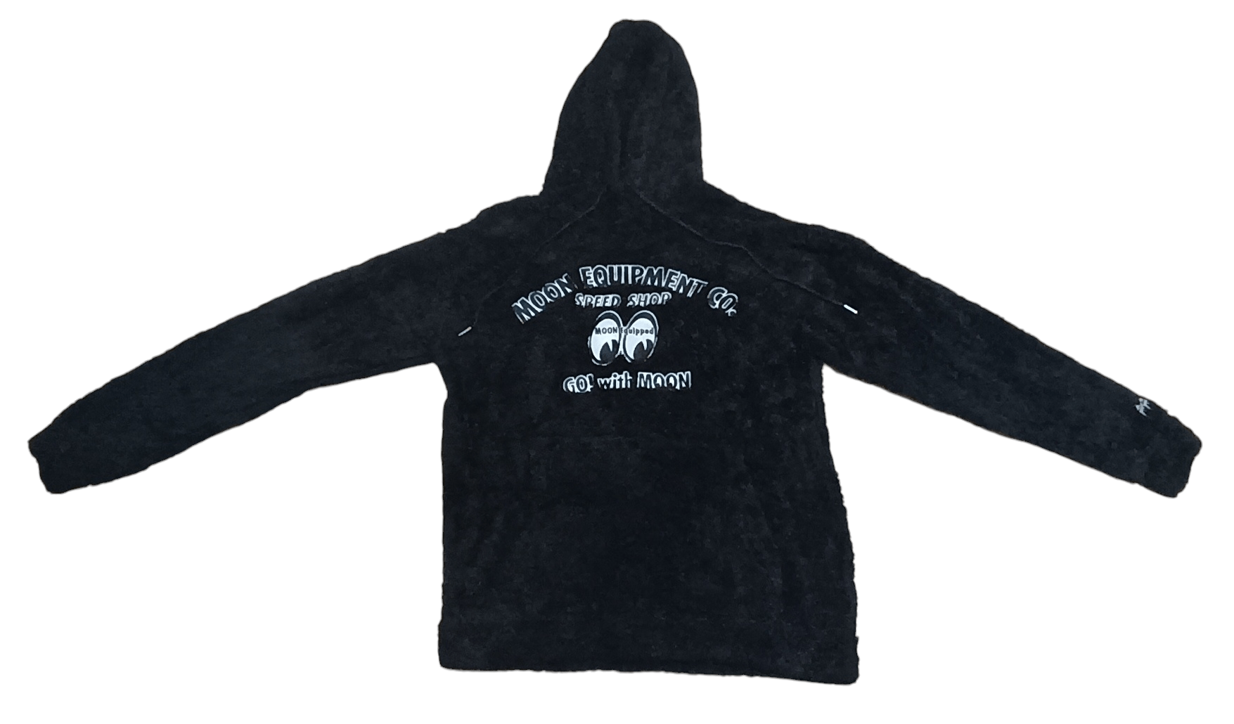 Japanese Brand VINTAGE MOONEYES EQUIPMENT EMBROIDERED HOODIE Size US L / EU 52-54 / 3 - 1 Thumbnail