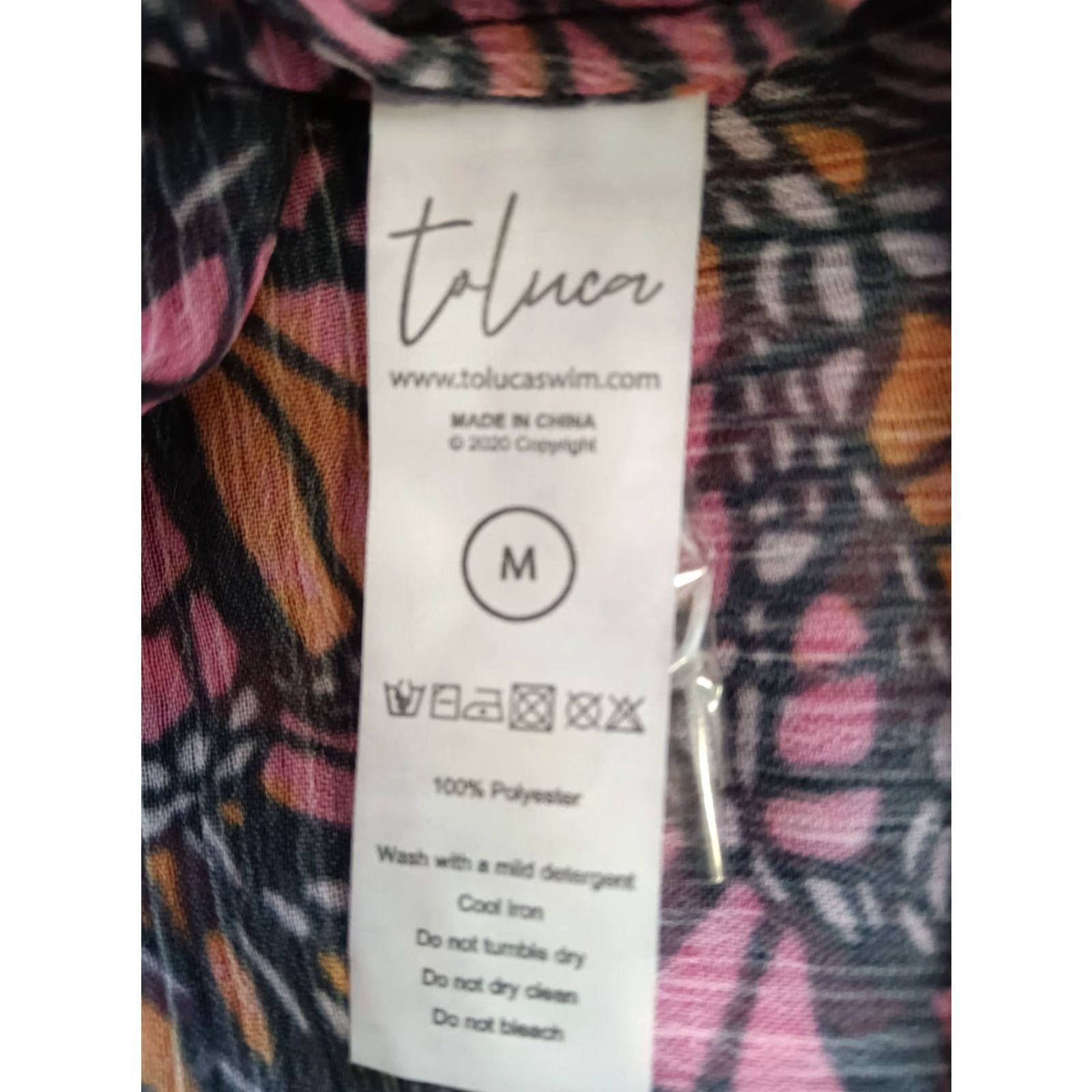 Vintage Toluca Swim Women's Maxi Cover Up Shirt? Size M / US 6-8 / IT 42-44 - 5 Thumbnail