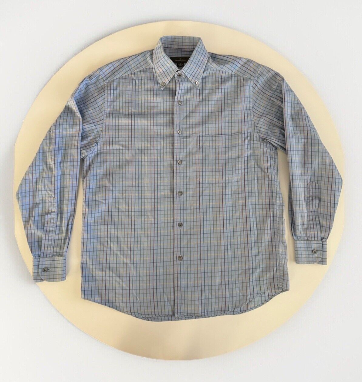 Ermenegildo Zegna Ermenegildo Zegna Shirt Mens M Sleeve Check Plaid Italy Size US M / EU 48-50 / 2 - 2 Thumbnail