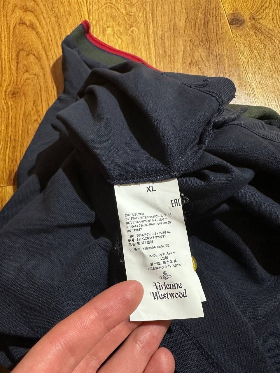 Designer × Vivienne Westwood Vivienne Westwood Polo Shirt Vintage Y2K Streetwear Luxury Size US XL / EU 56 / 4 - 4 Thumbnail