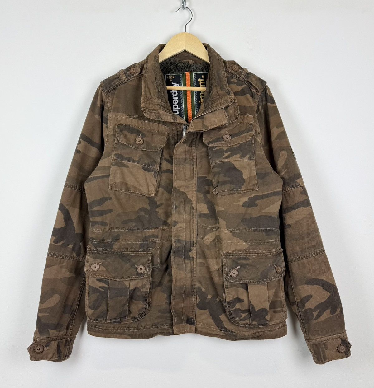 Superdry Superdry Regiment M65 Camouflage Military Jacket Field Top Size US L / EU 52-54 / 3 - 1 Thumbnail