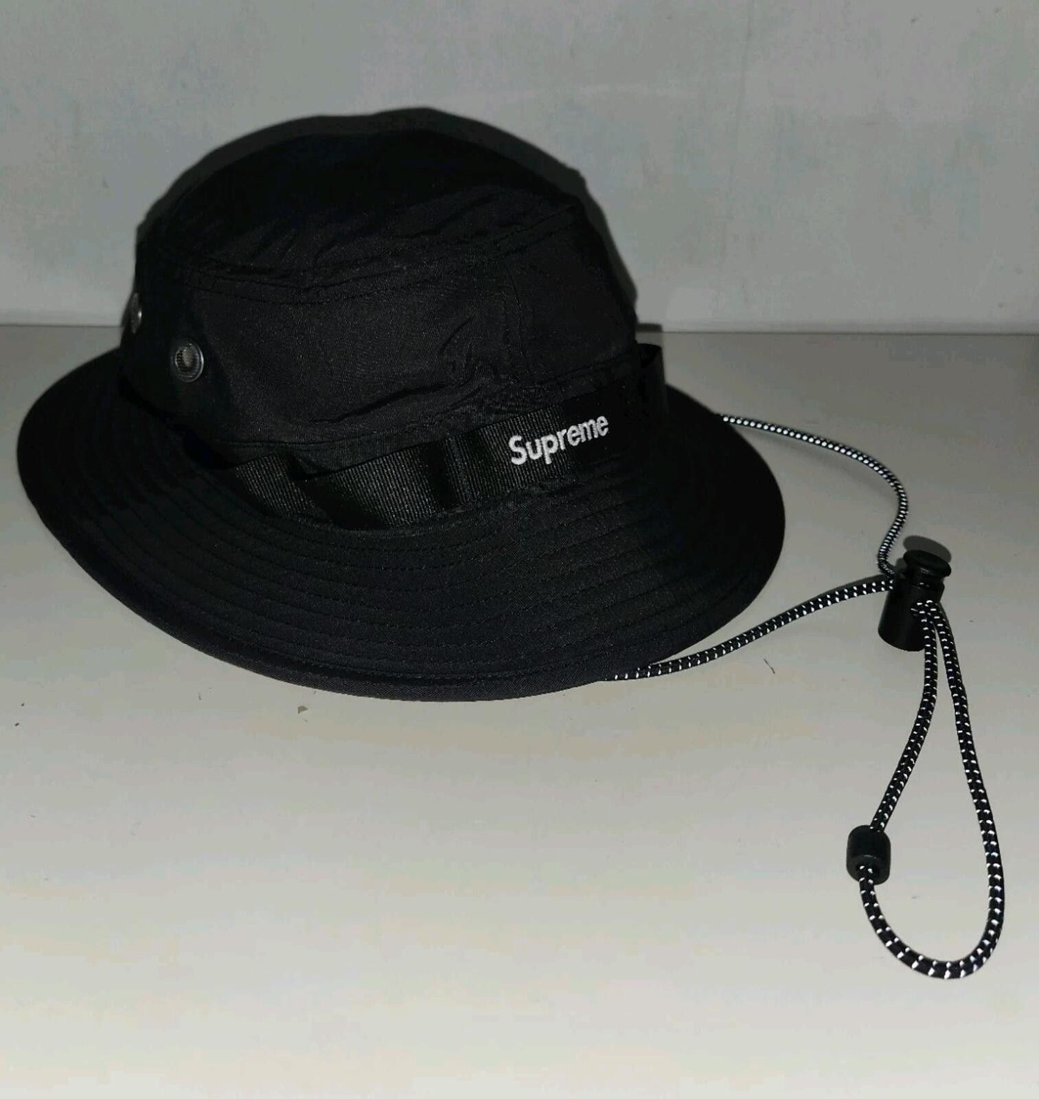 値下げ！supreme Terry Crusher Hat Black M/L Supreme Supreme Terry Crusher Bucket Hat (Black) | Grailed