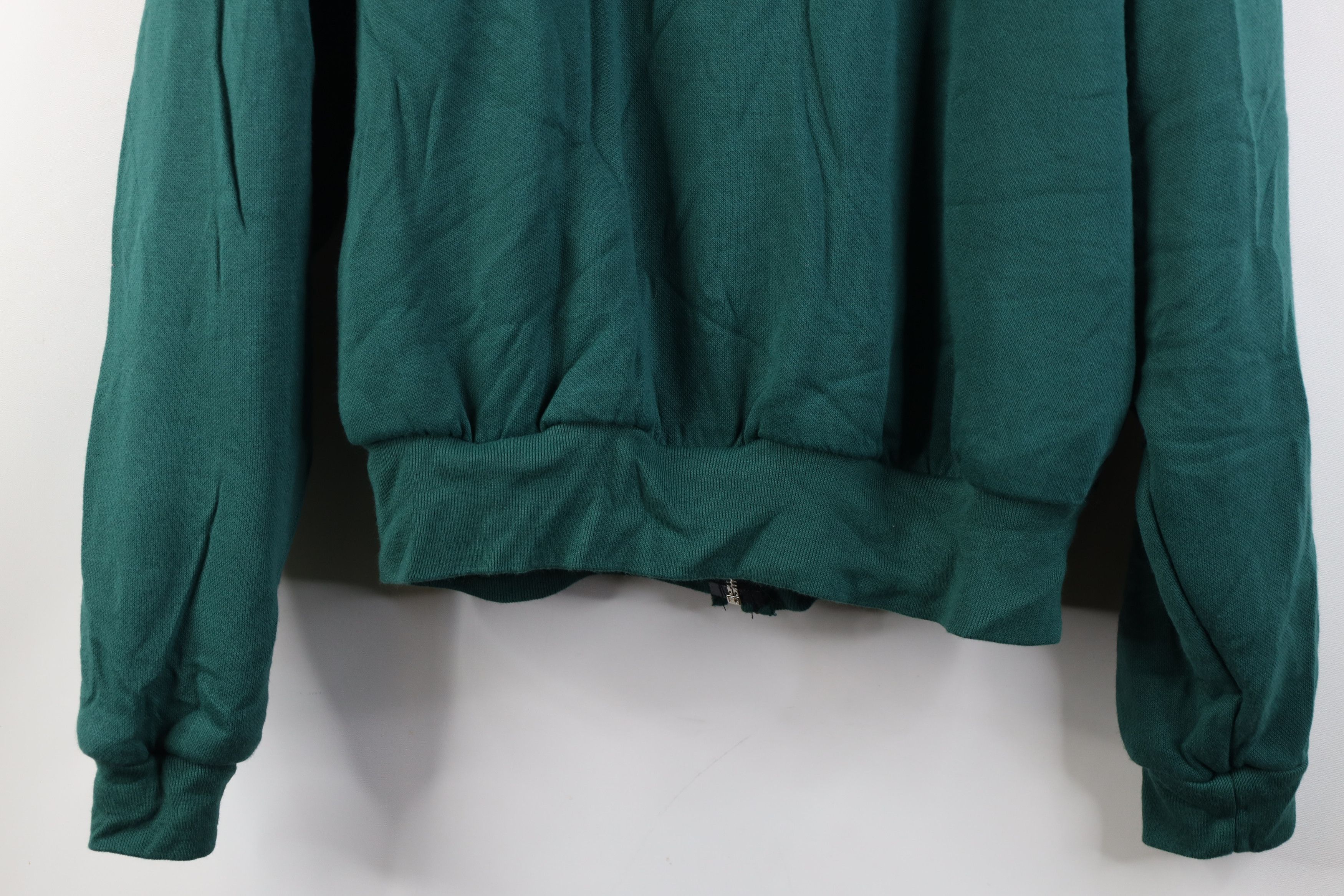 Vintage Vintage 90s Seeds Thermal Lined Full Zip Hoodie Green USA Size US XL / EU 56 / 4 - 13 Thumbnail