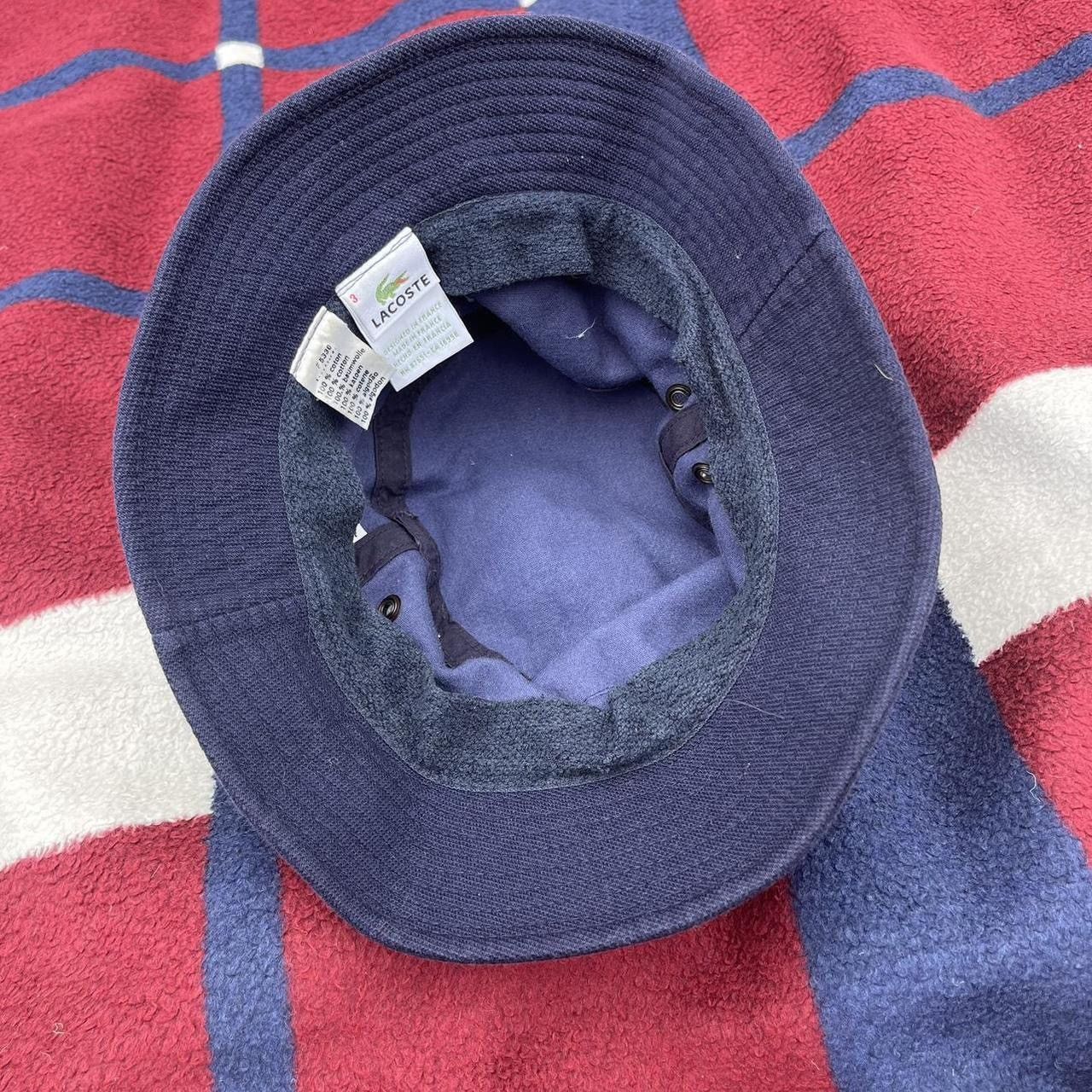 Lacoste Vintage Lacoste navy blue bucket hat crocodile decal unisex Size ONE SIZE - 4 Thumbnail