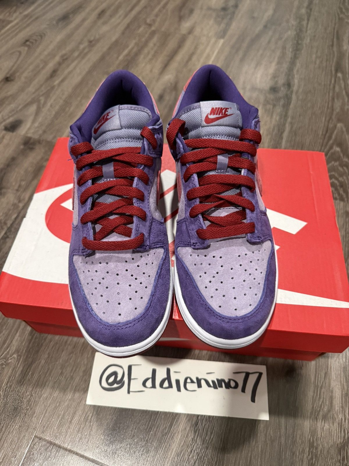 Nike Nike Dunk Low Plum (Ugly Duckling Pack) Size US 8.5 / EU 41-42 - 5 Thumbnail