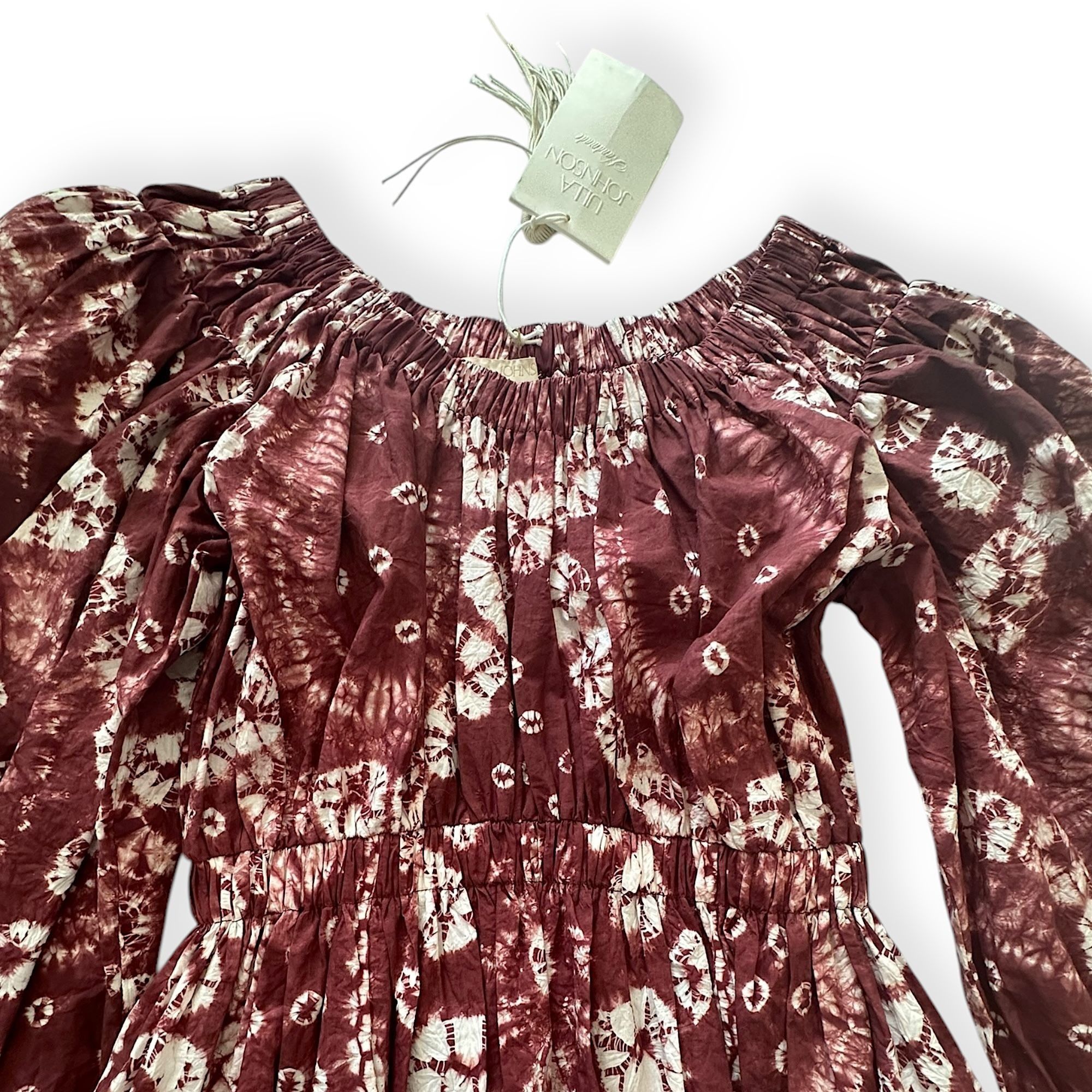 Ulla Johnson Ulla Johnson Martine Dress Syrah Shibori, Size 0, New wit Size XS / US 0-2 / IT 36-38 - 8 Thumbnail