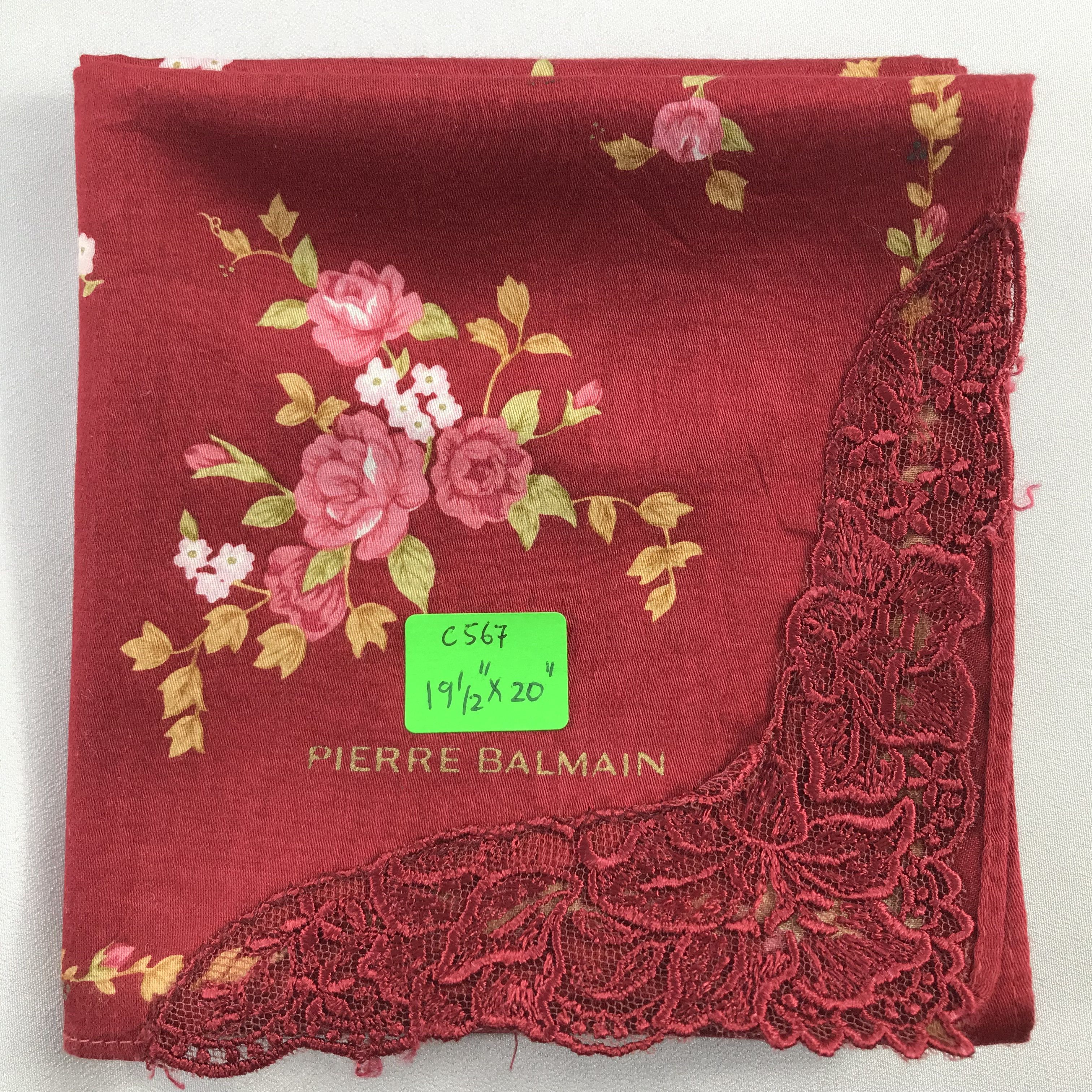 Pierre Balmain Pierre Balmain Handkerchief / Bandana / Neckerchief C567 Size ONE SIZE - 6 Thumbnail
