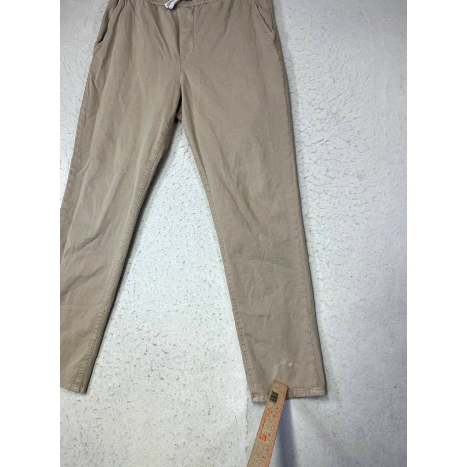 Marine Layer VINTAGE Marine Layer Men Pants Chino Slim Straight 30in Inseam Beige Brown XL Size US 36 / EU 52 - 6 Thumbnail