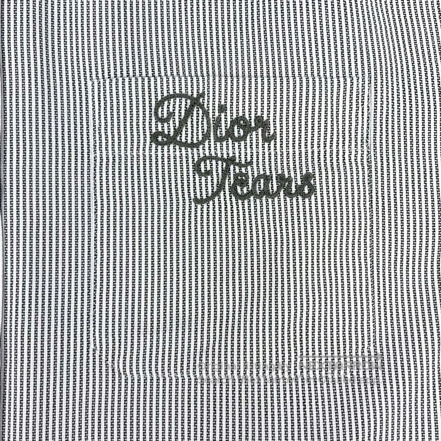Dior Dior Tears Green Striped Embroidered Shirt. Size US M / EU 48-50 / 2 - 4 Thumbnail