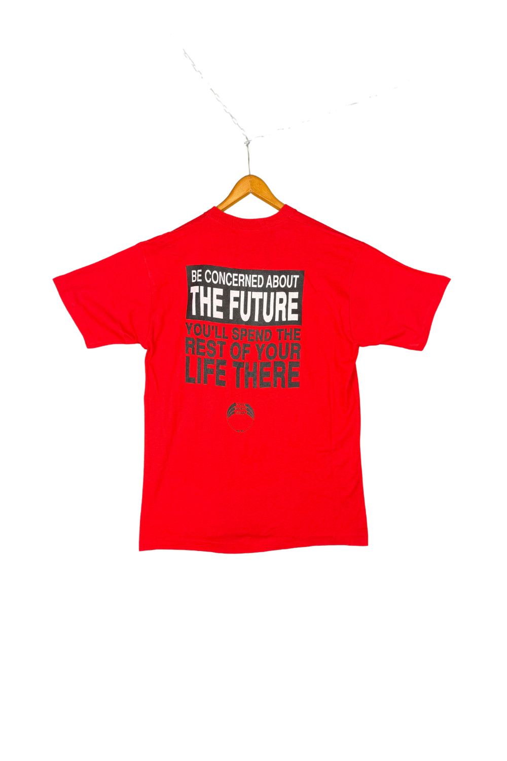Fruit Of The Loom Vintage 90s The Body Shop Message Graphic T-Shirt Size US XL / EU 56 / 4 - 1 Thumbnail