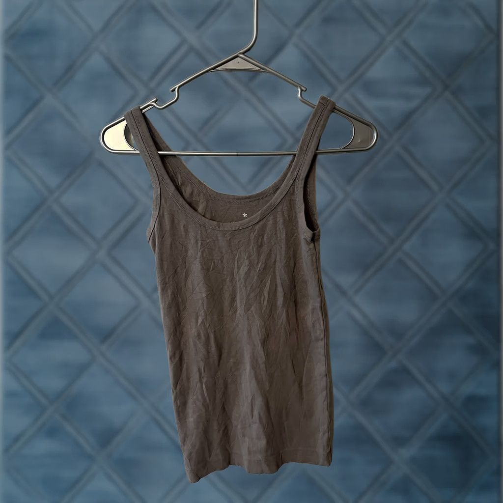 Banana Republic Banana Republic tank Cotton Blend Gray Solid Womens Small Size S / US 4 / IT 40 - 1 Thumbnail
