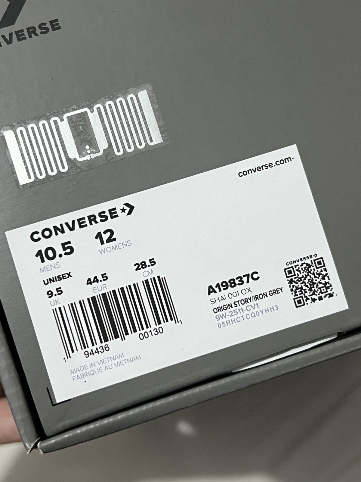 Converse Shai 001 Ares Gray Size US 10.5 / EU 43-44 - 9 Thumbnail