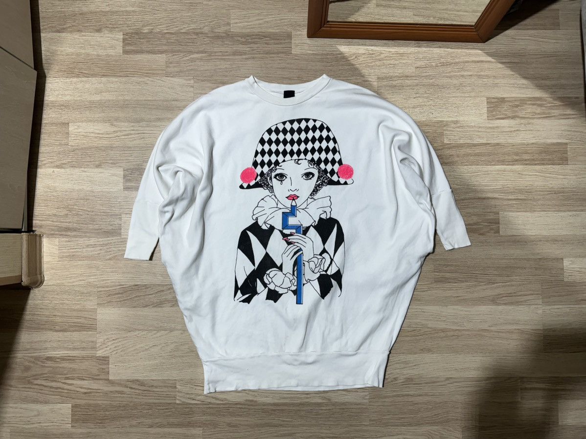 Bernhard Willhelm × Designer Bernhard Willhelm oversized Avant Garde sweatshirt Size L / US 10 / IT 46 - 1 Thumbnail
