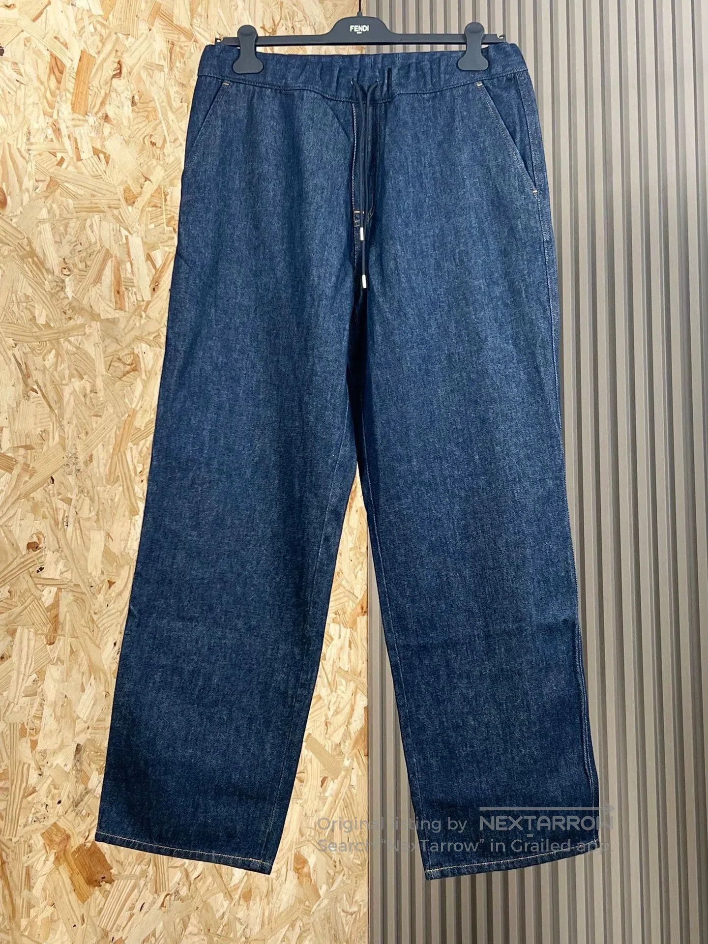 Moncler moncler men's blue cotton denim pants. Size US 32 / EU 48 - 1 Thumbnail