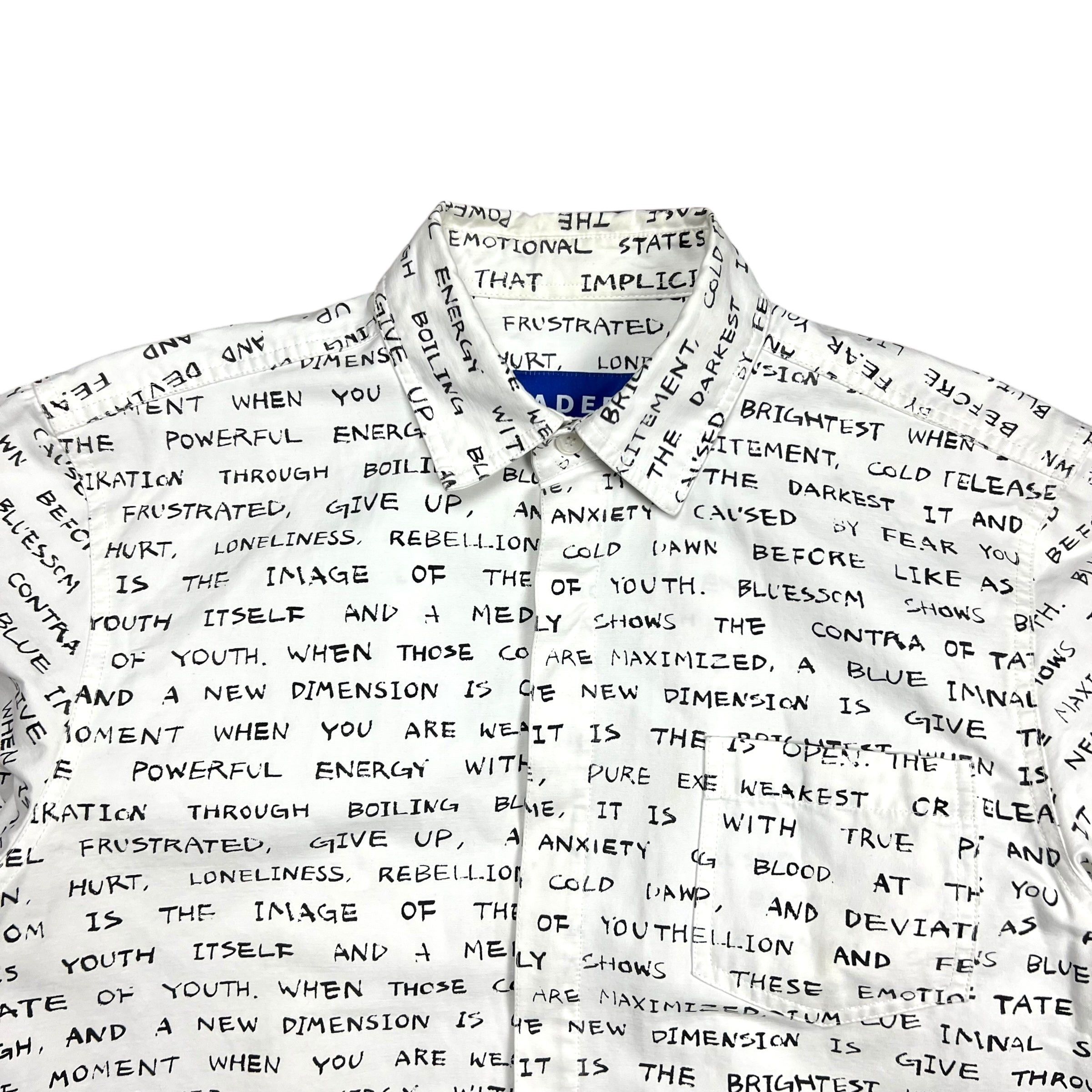 Ader Error ADER Error Text Print Button-up Shirt - M Size US M / EU 48-50 / 2 - 2 Thumbnail