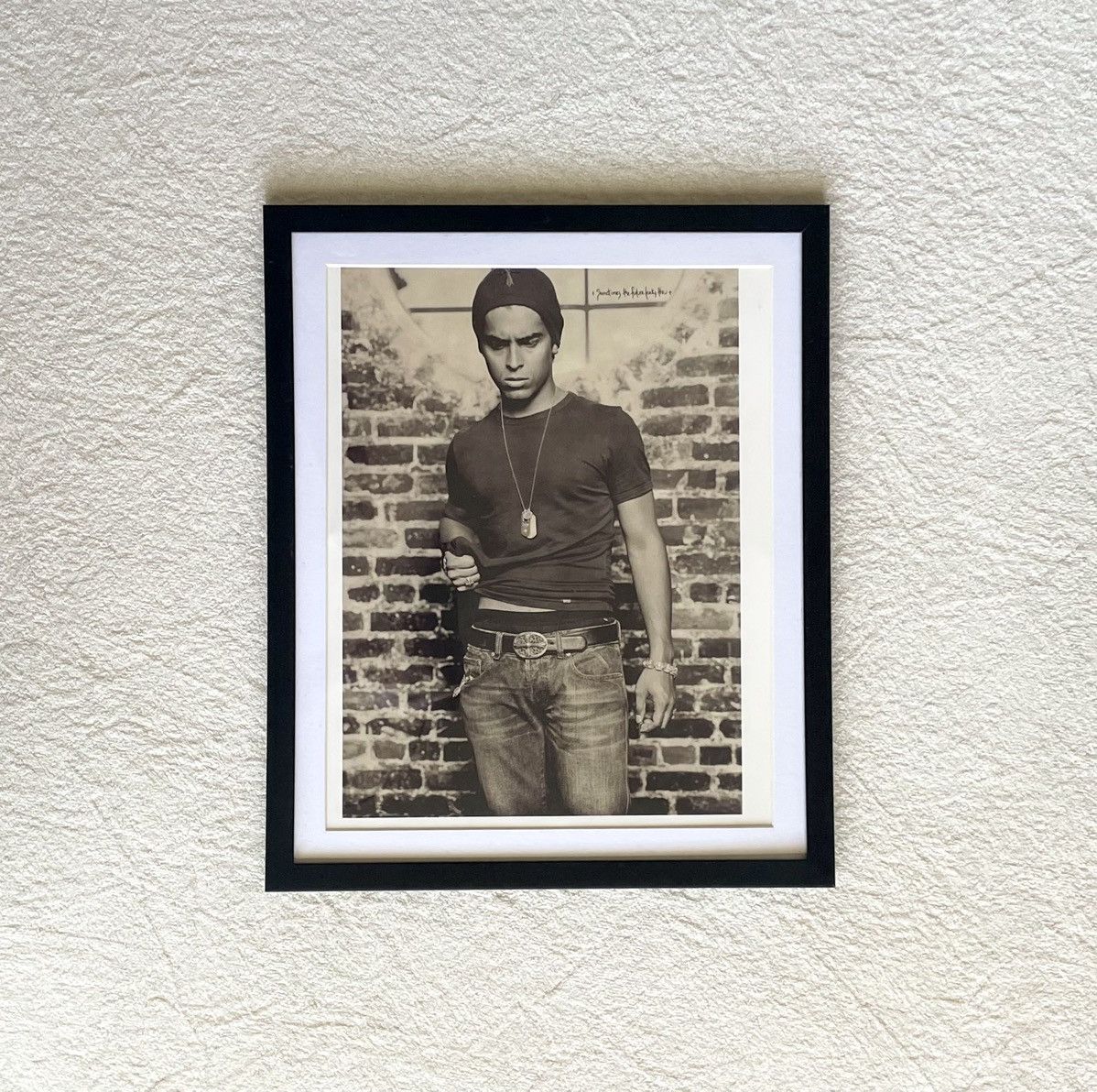 Chrome Hearts vintage look 9x11 Framed mag cutout poster