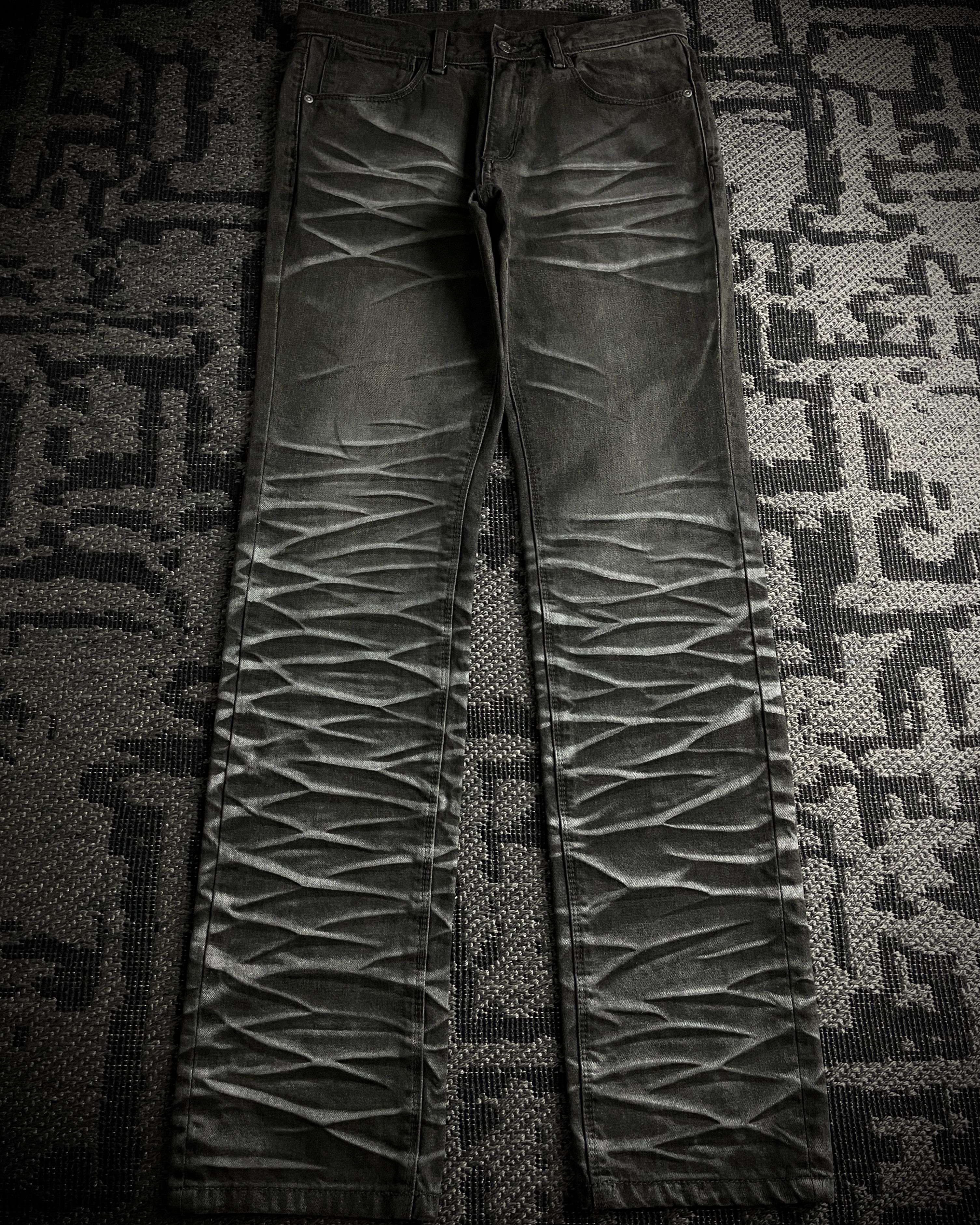 semanticdesign Semantic Design Whiskered Faded Skinny Jeans Size US 31 - 1 Thumbnail