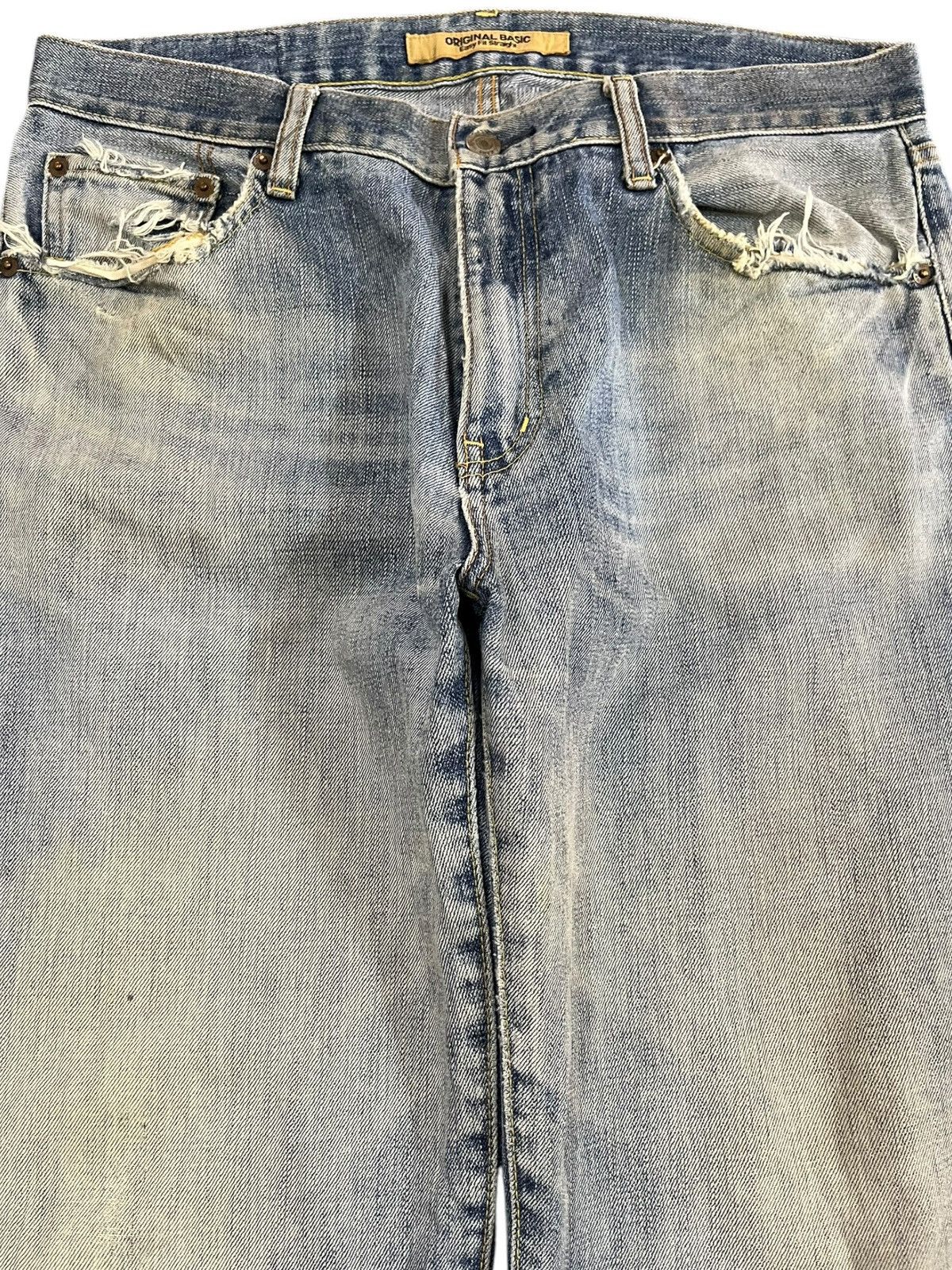 Jun Takahashi × Uniqlo Vintahe Uniqlo S-003 Distressed Denim Size US 34 / EU 50 - 2 Thumbnail