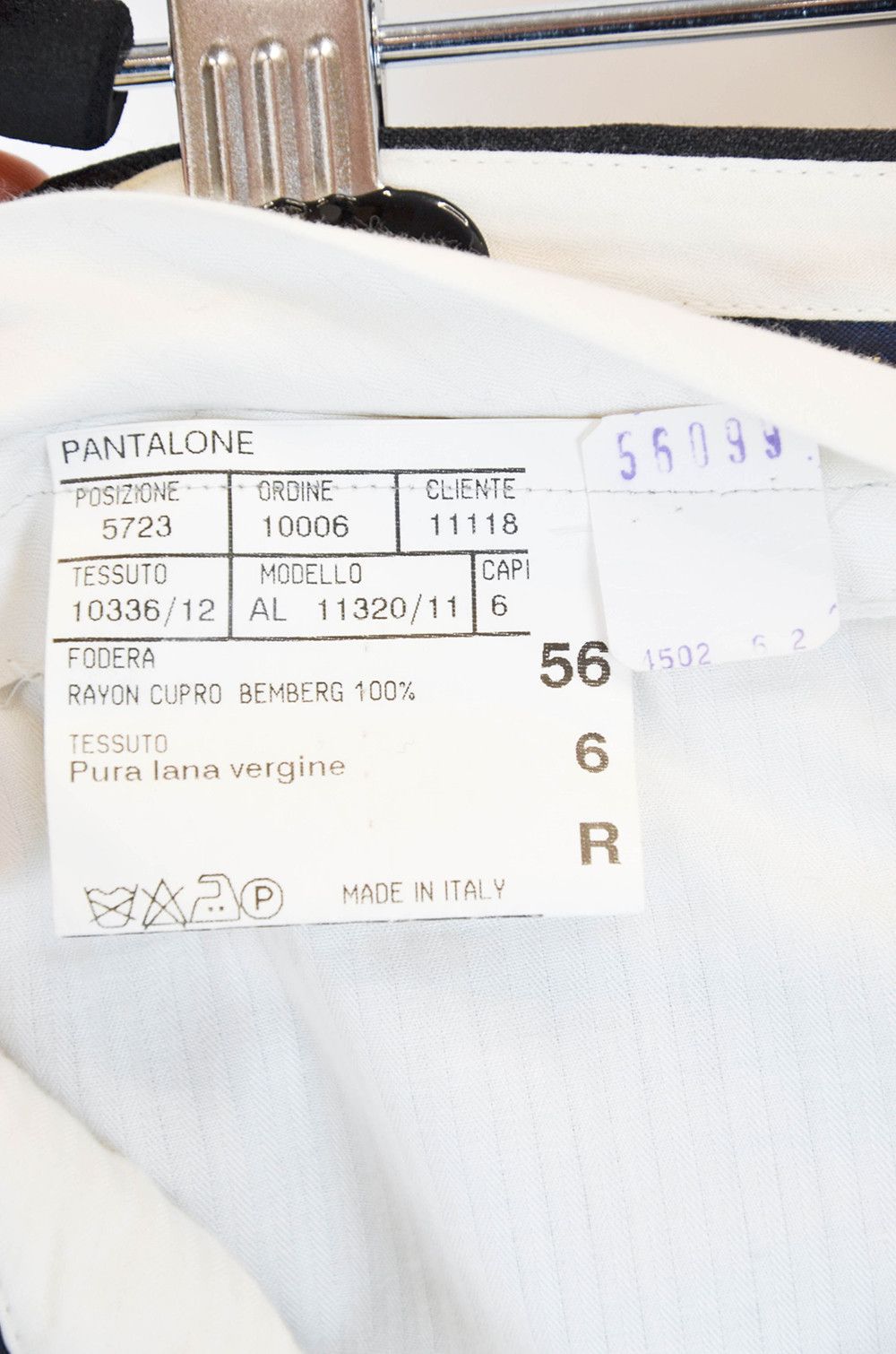 Corneliani Canali Classic Wool Trousers – Charcoal Gray – Size 56R Size 46R - 12 Thumbnail
