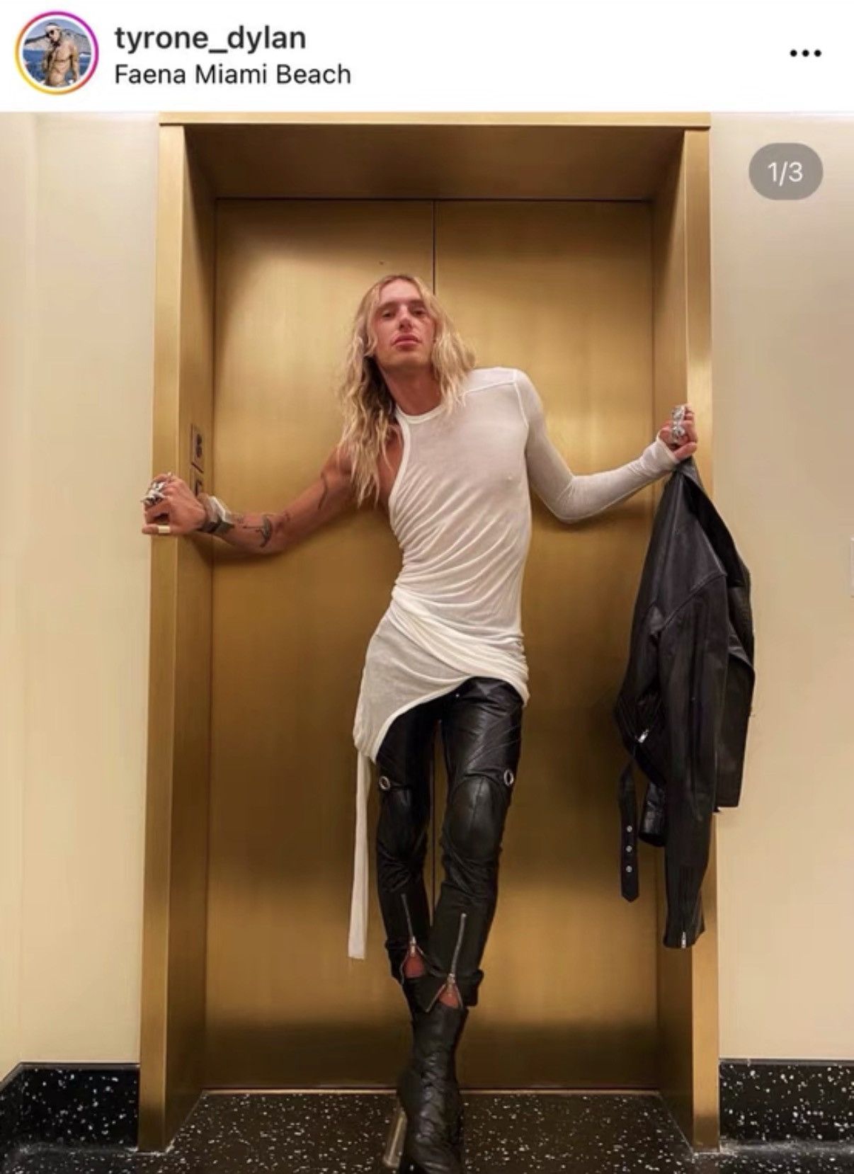 Rick Owens Rick Owens FW21 Banana Asymmetric Knit Long Sleeve Size US M / EU 48-50 / 2 - 5 Thumbnail