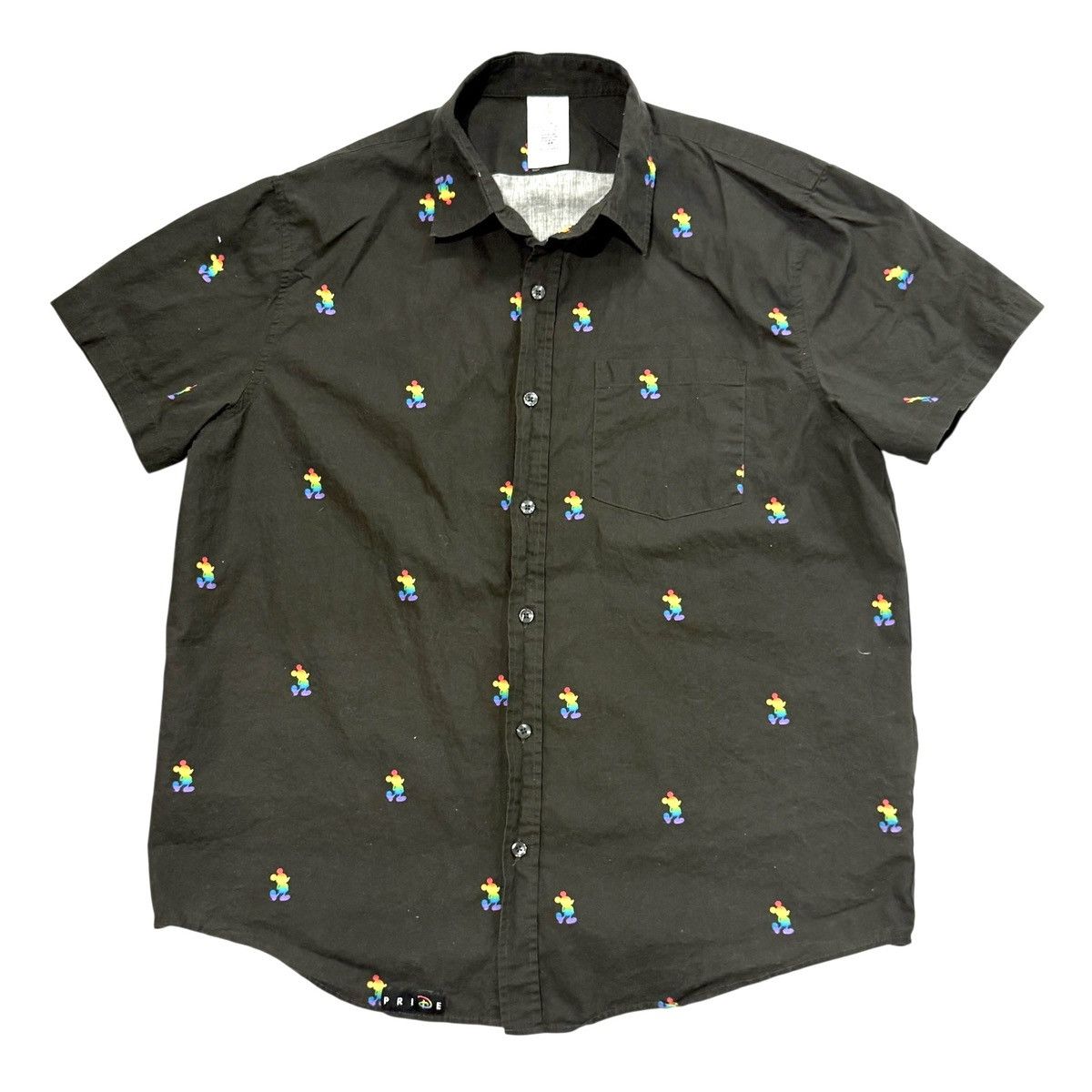 Disney Disney Store Mickey Mouse PRIDE Button Down Woven camp Shirt Size US L / EU 52-54 / 3 - 1 Thumbnail