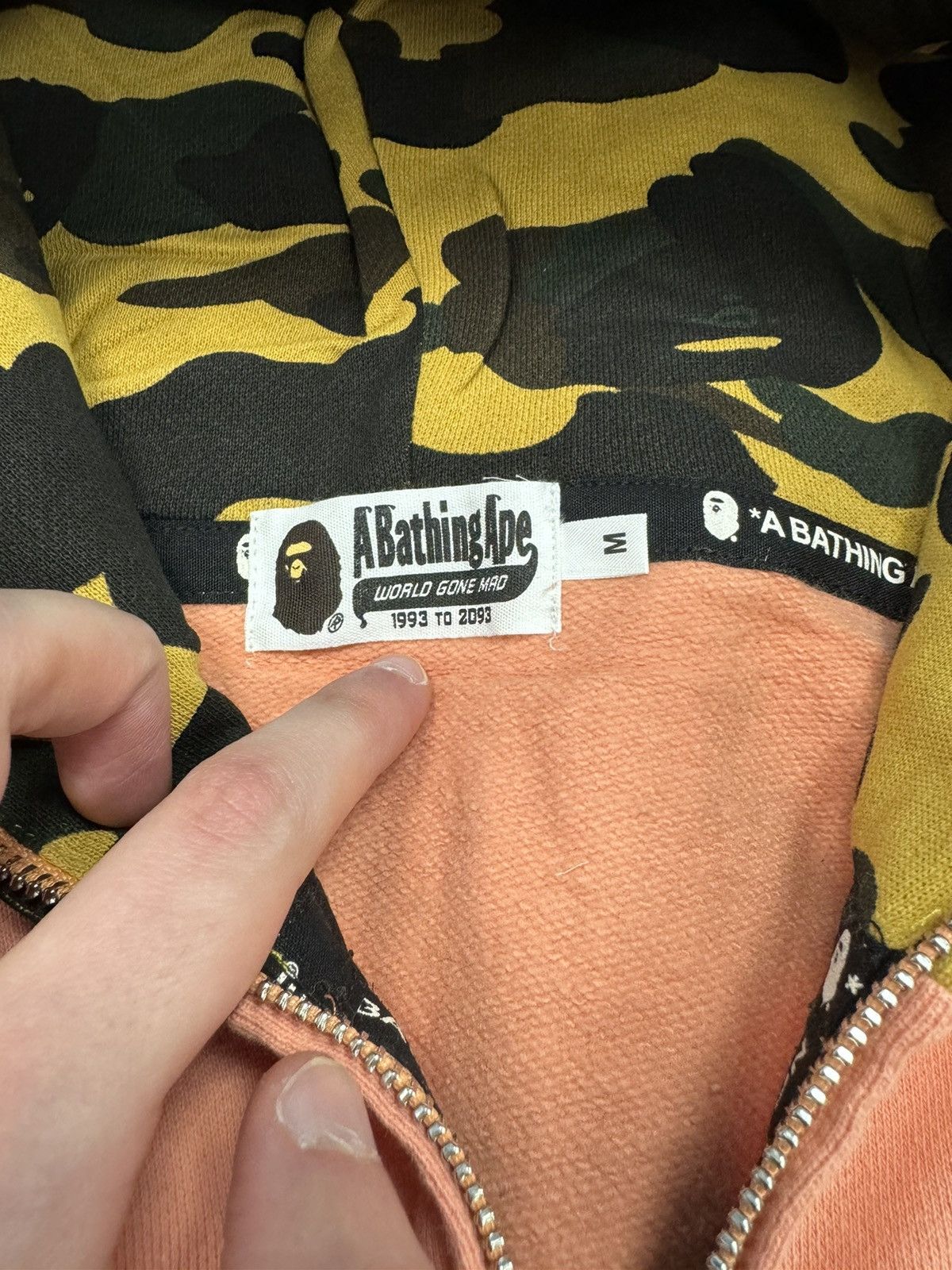 Bape Bape PONR Double Shark Hood Full Zip Hoodie Size US M / EU 48-50 / 2 - 7 Thumbnail