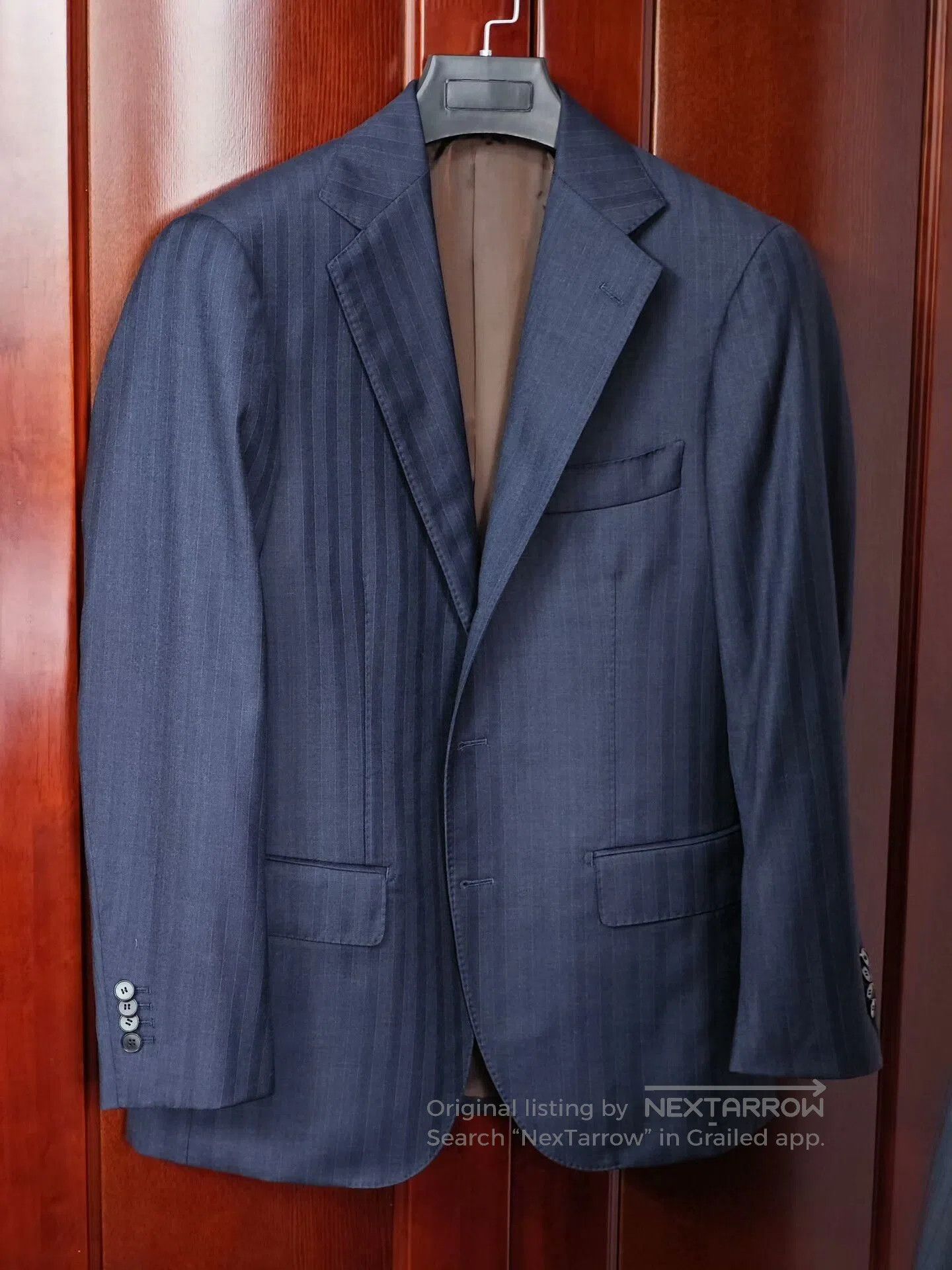 Ring Jacket Italian Loro Piana Wool Suit Jacket. Size US S / EU 44-46 / 1 - 1 Thumbnail