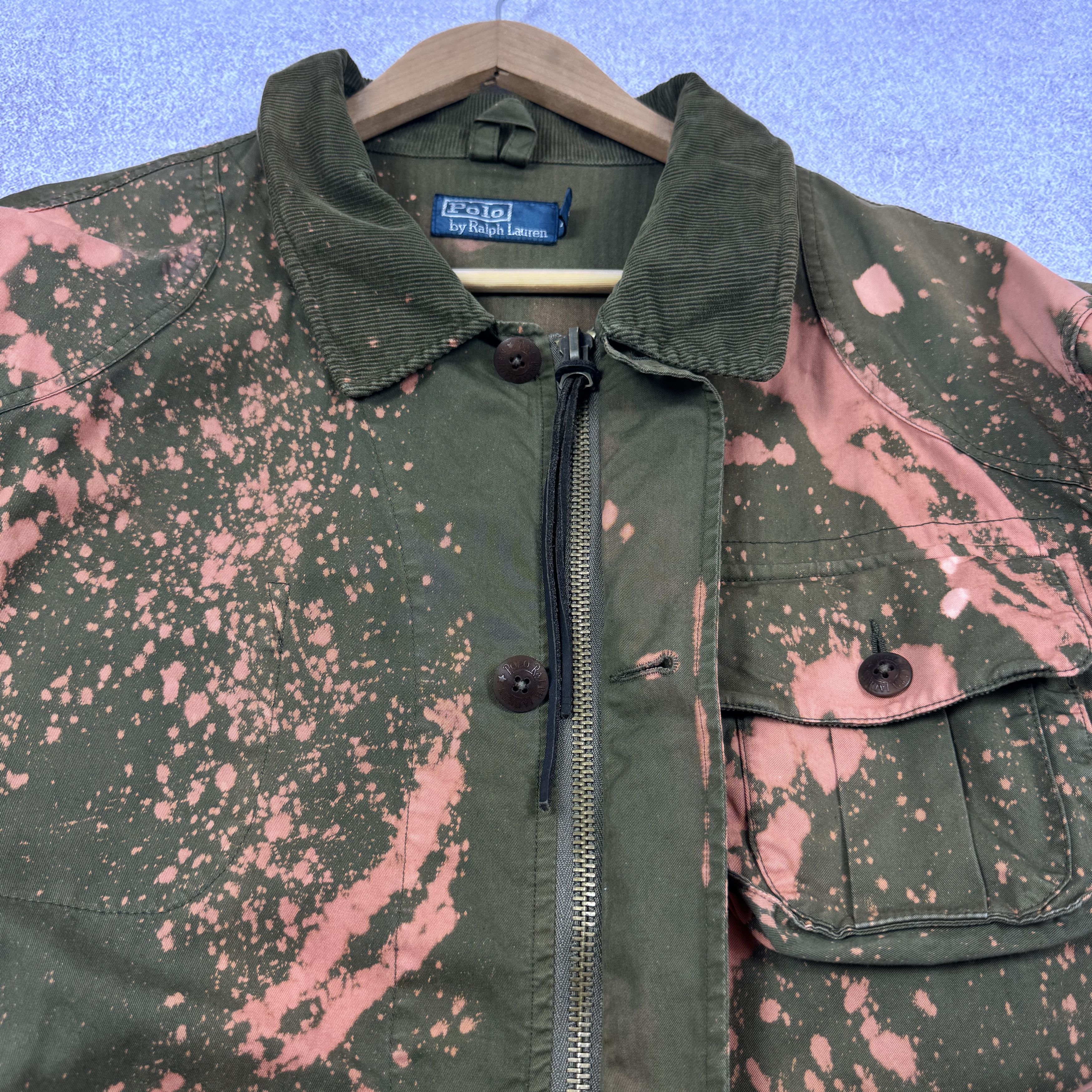 Designer × Polo Ralph Lauren POLO RALPH LAUREN CUSTOM ''NO WAR'' MILITARY POCKET JACKET Size US XXL / EU 58 / 5 - 11 Thumbnail