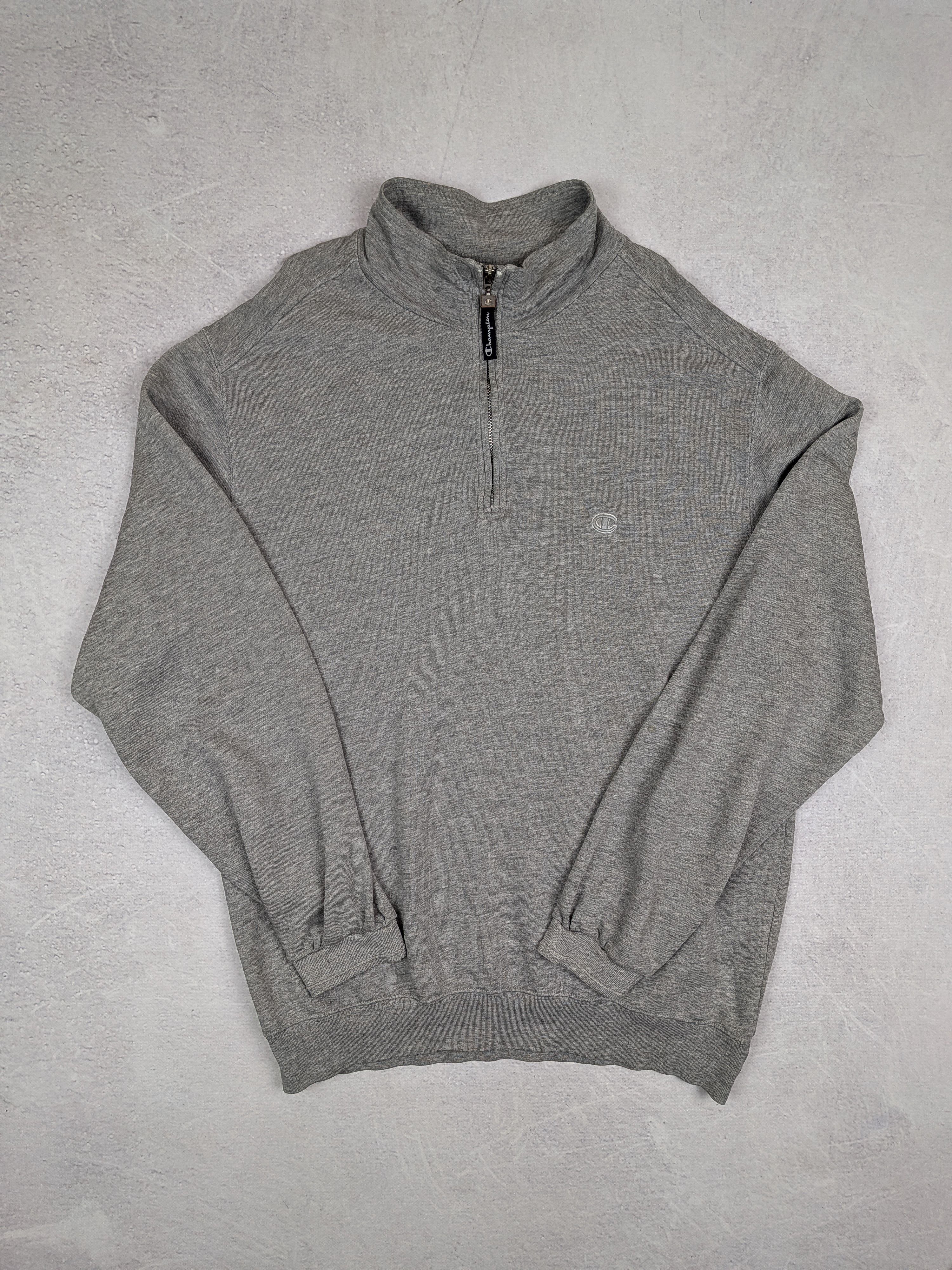 Champion Champion Vintage 1/4 Zip Sweatshirt Y2K Size L Size US L / EU 52-54 / 3 - 2 Thumbnail