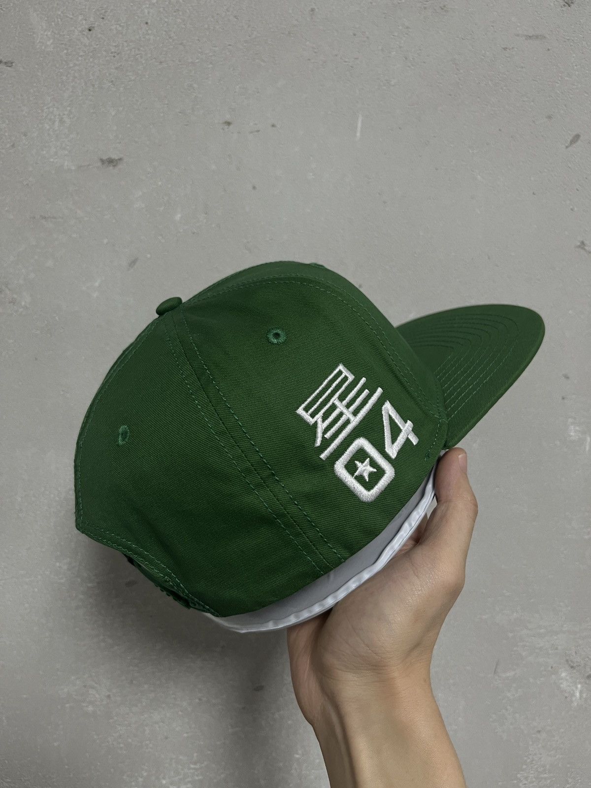Billionaire Boys Club × Pharrell Billionaire Boys Club BBC Green Helmet Track Snapback Hats Size ONE SIZE - 5 Thumbnail
