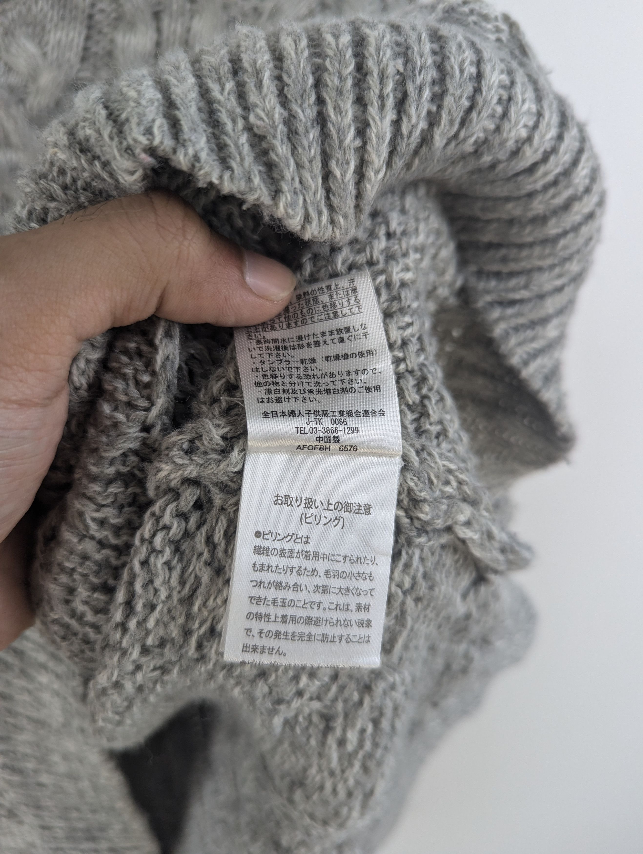 Aran Isles Knitwear × Japanese Brand × Vintage Vintage Knit Sweater Pattern by Raf Raf Size M / US 6-8 / IT 42-44 - 10 Thumbnail