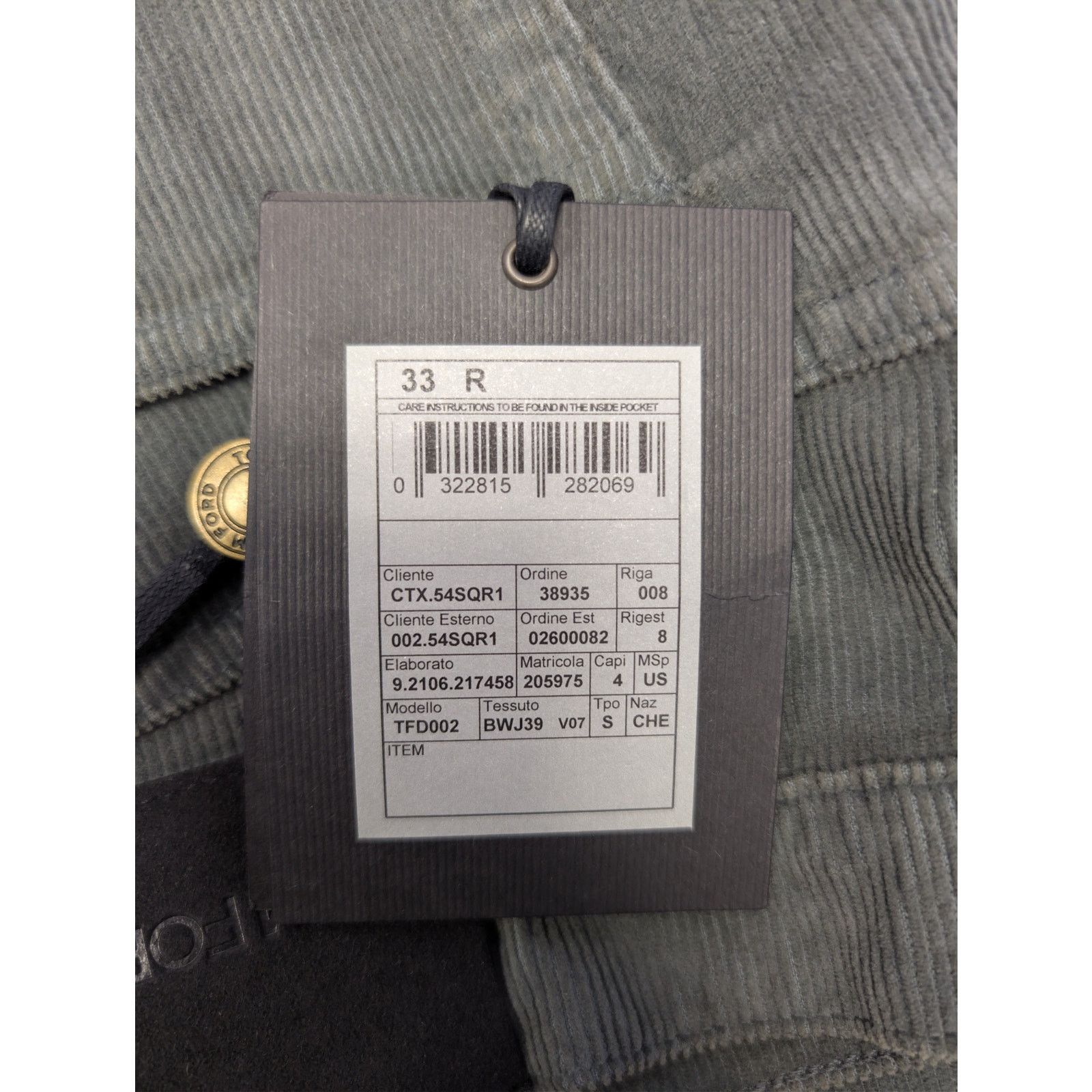 Tom Ford Straight Jeans in Khaki BNWT 33 Size US 33 - 23 Thumbnail