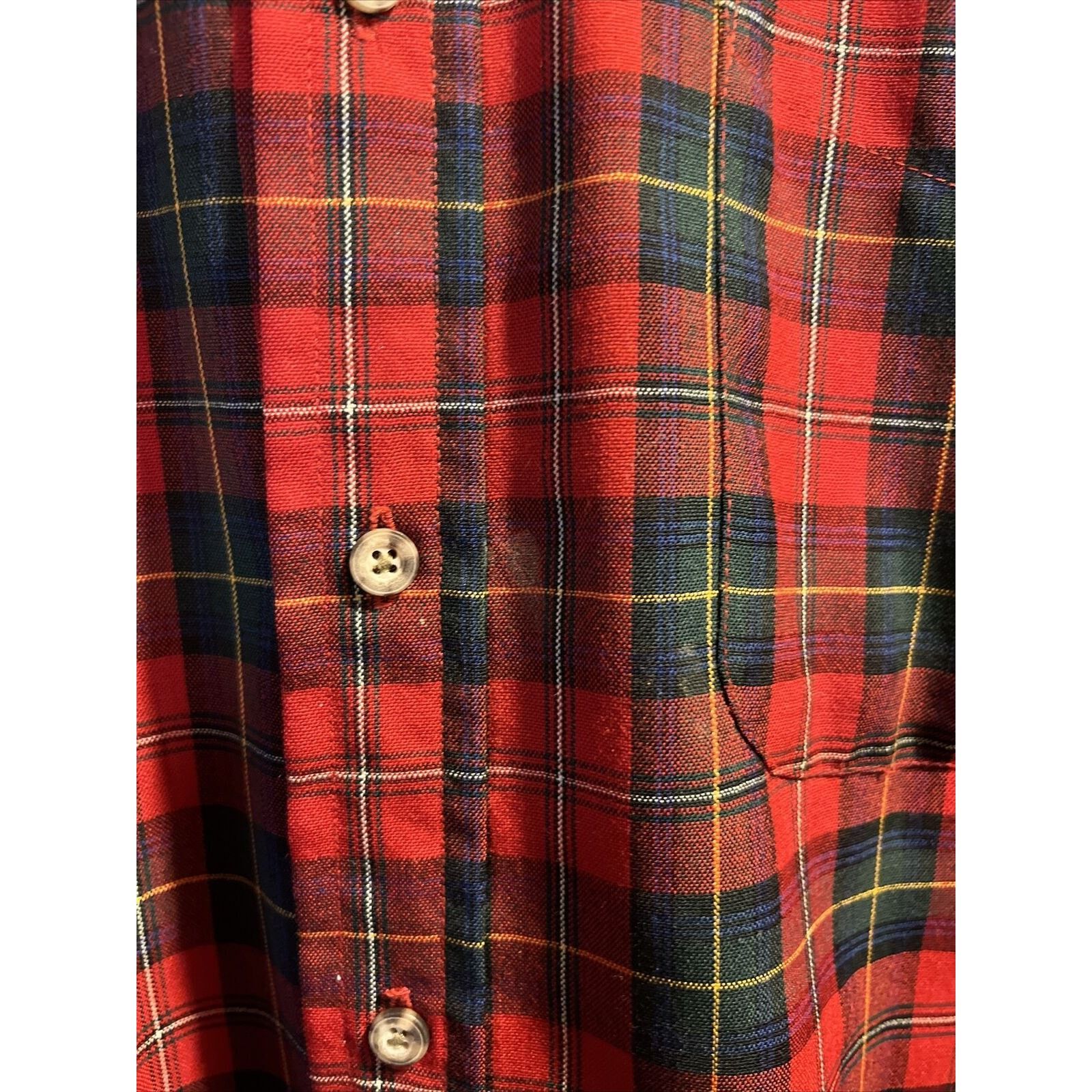 Pendleton Pendleton Men’s M Red Plaid Long Sleeve Button Up Wool Shirt Size US M / EU 48-50 / 2 - 11 Thumbnail