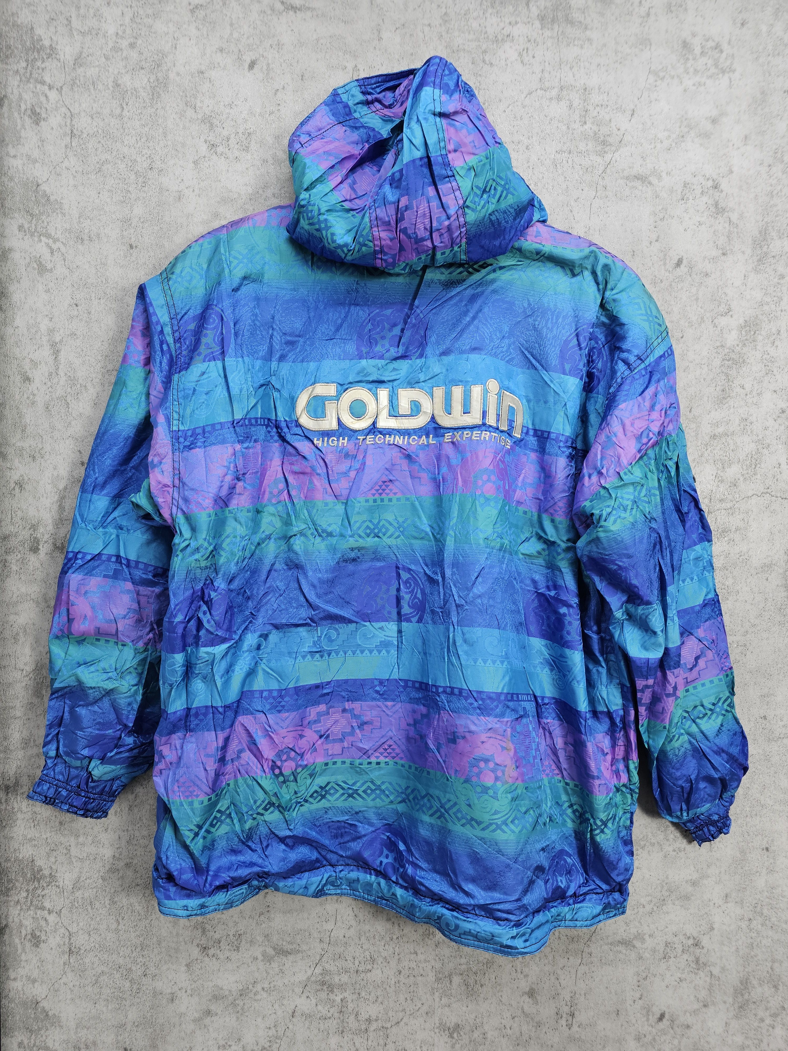 Goldwin Vtg GOLDWIN Stiped Aztec Abstrack Design Ski Jacket J0029 Size US L / EU 52-54 / 3 - 2 Thumbnail