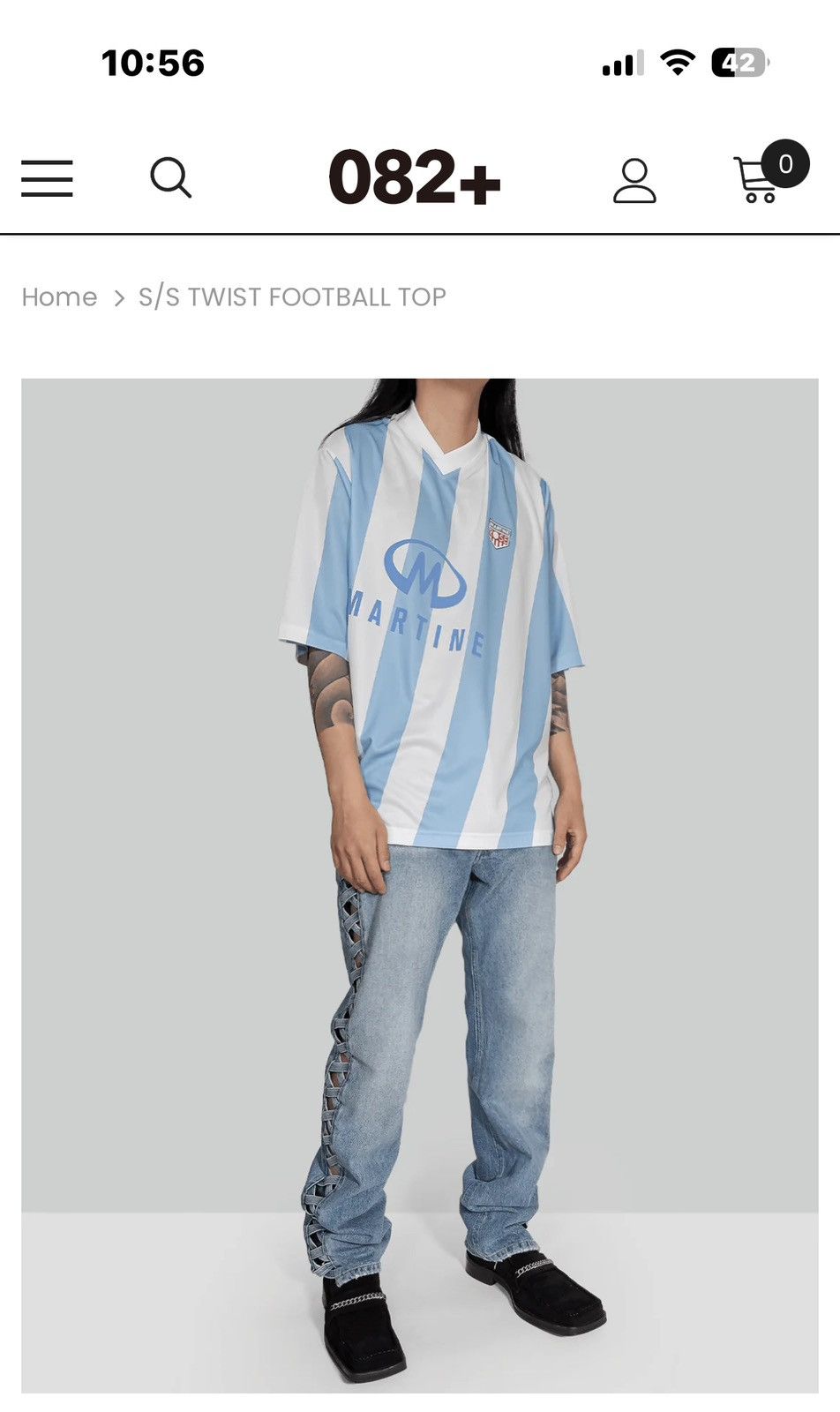 Martine Rose Martine Rose SS22 twisted jersey Size US S / EU 44-46 / 1 - 6 Thumbnail