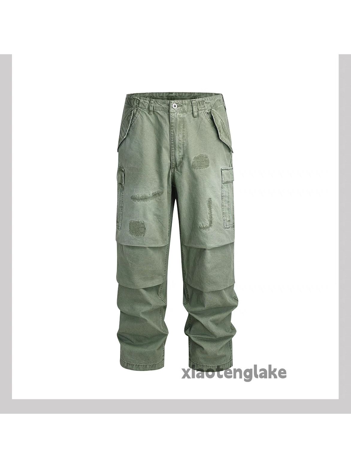 Designer × Vintage washed faded utility military tactical baggy cargo pants Size US 32 / EU 48 - 11 Thumbnail