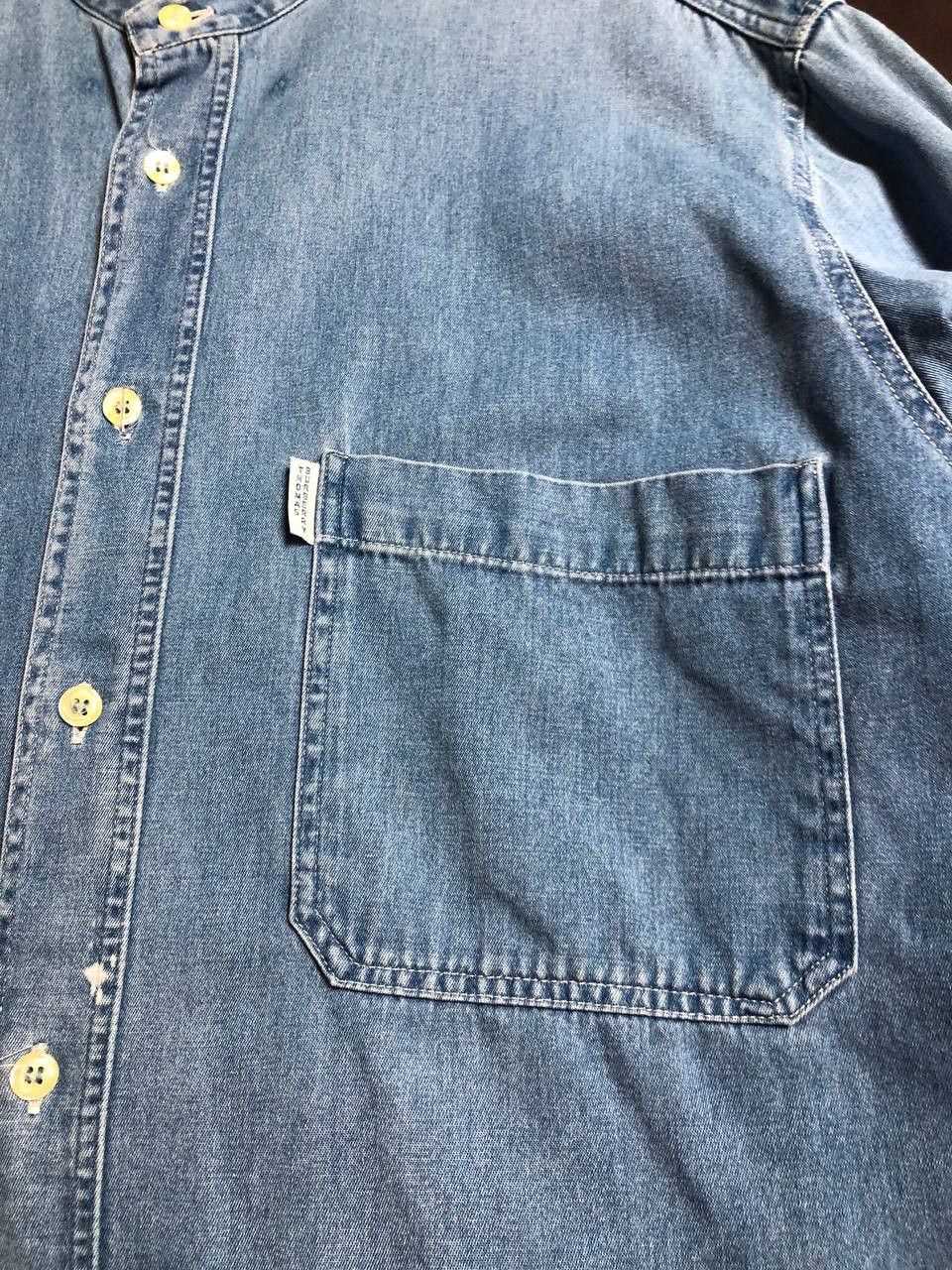 Burberry shirt denim Thomas Burberry vintage Y2K Streetwear Size US M / EU 48-50 / 2 - 3 Thumbnail