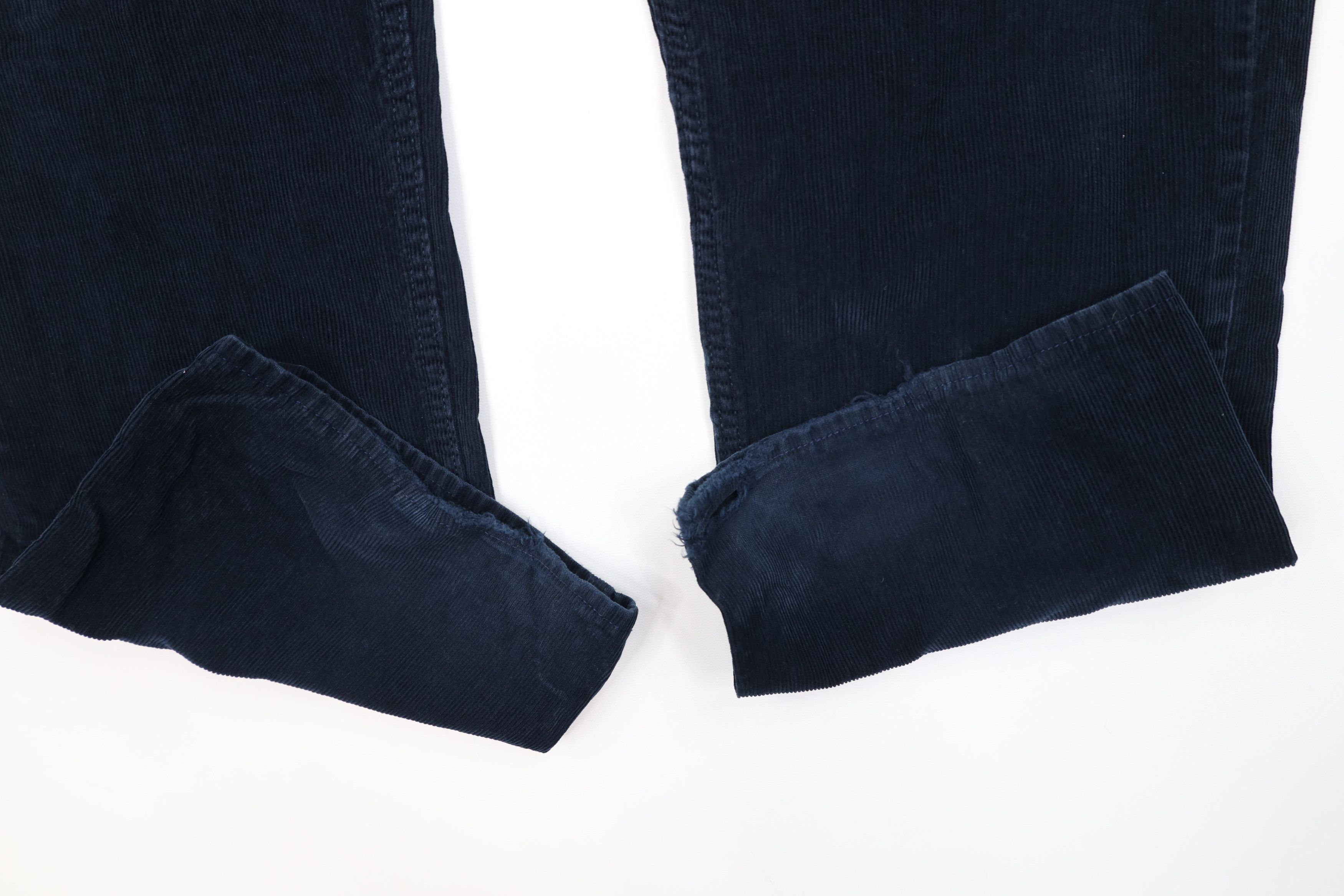 Banana Republic Banana Republic Pima Cotton Wide Leg Corduroy Pants Blue Size US 40 / EU 56 - 5 Thumbnail