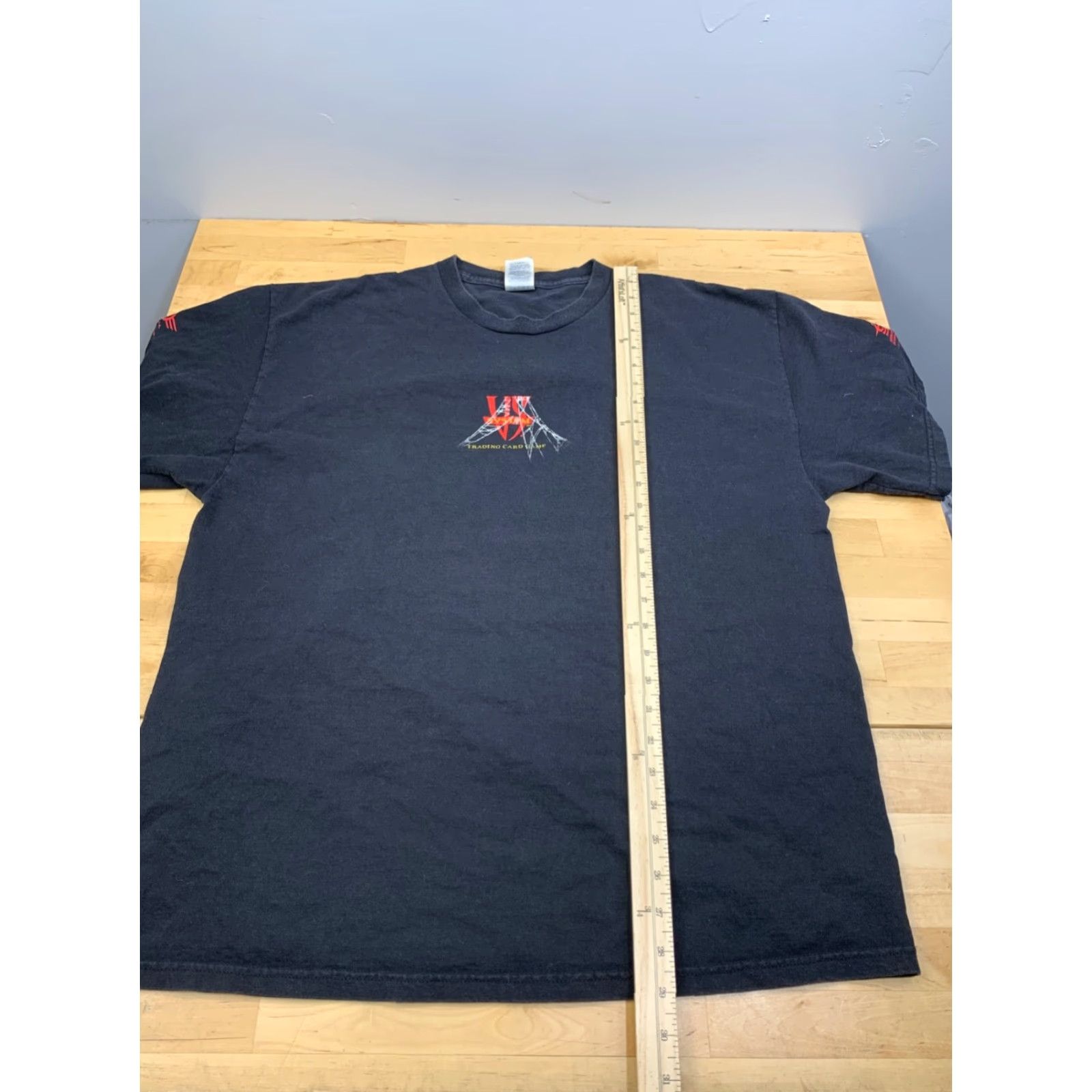 Delta VINTAGE Upper Deck Marvel vs System TCG Promo Shirt Mens XL Spider Man Captain America Black Crew Neck Short Sleeve Graphic Print 12214 Size US XL / EU 56 / 4 - 7 Thumbnail